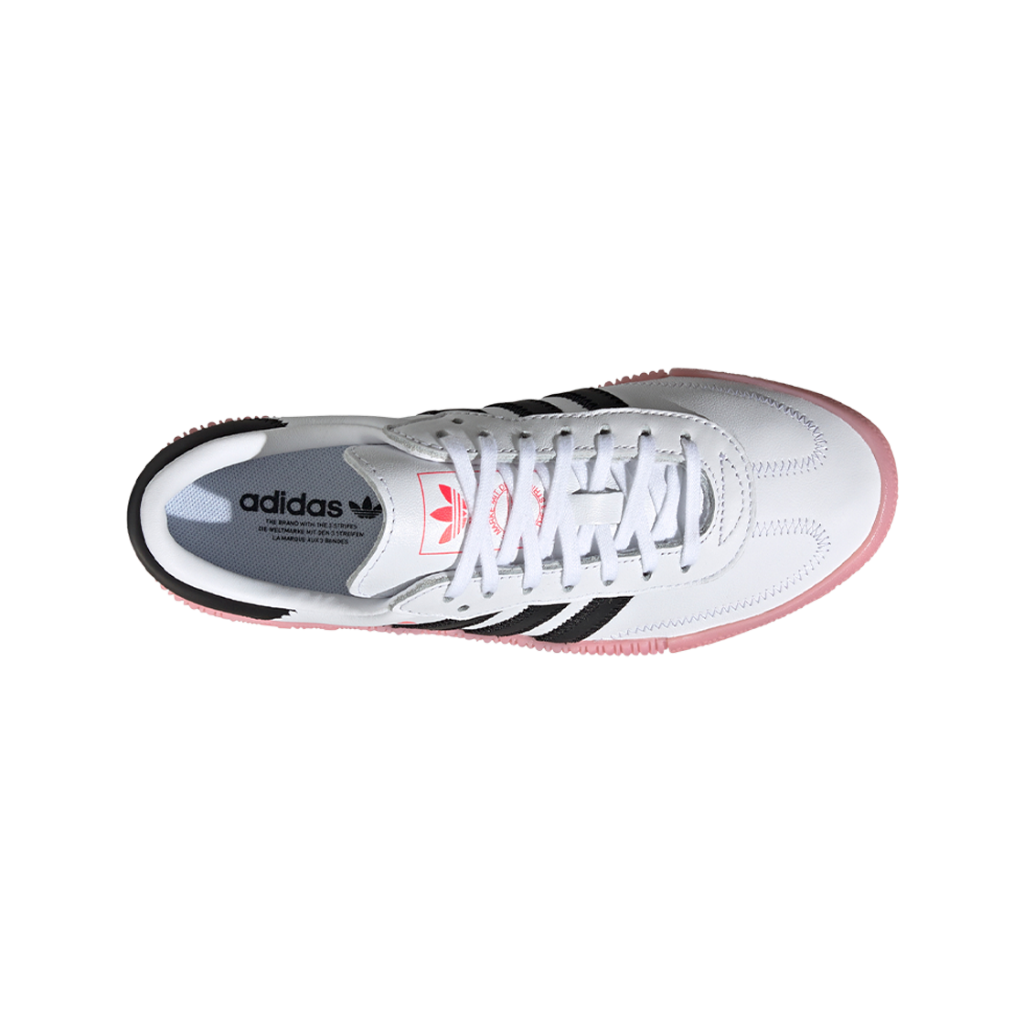 EF4965 (W) Adidas Sambarose White Pink - #2