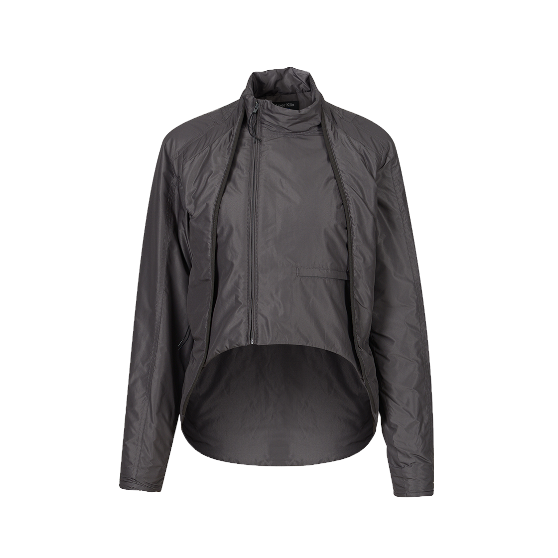 23FWOTW03GR Cost per Kilo Padded Shirts Jacket Grey