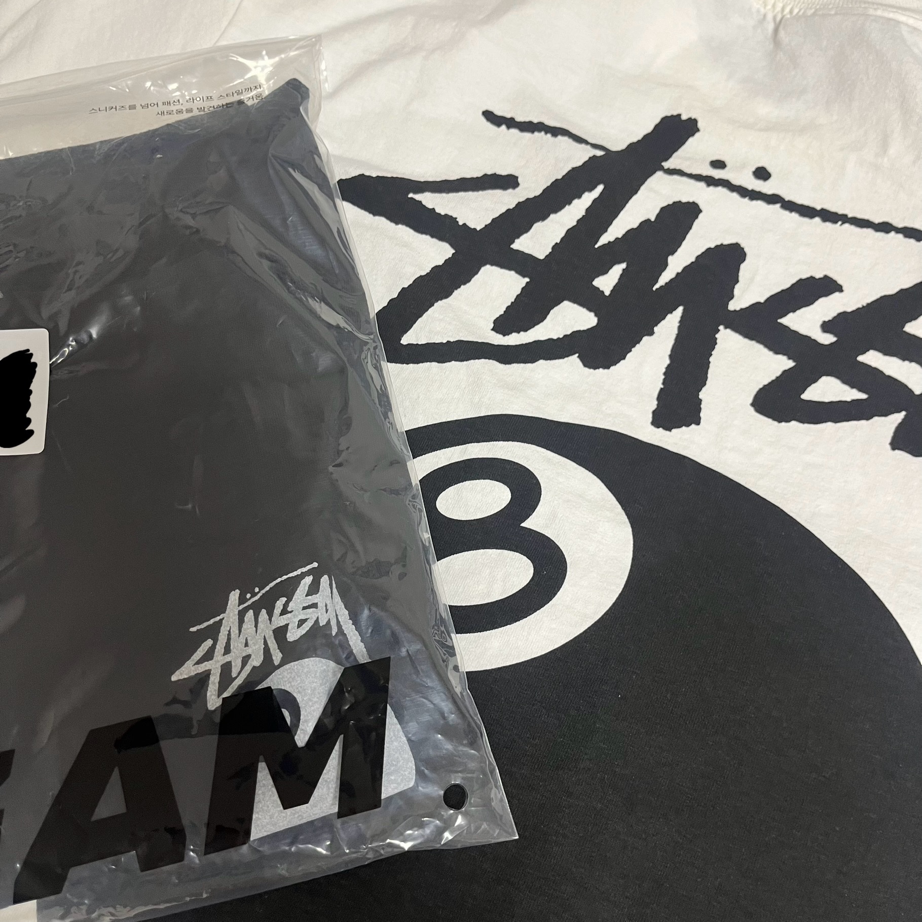 Stussy 8 Ball Pigment Dyed T-Shirt Natural, Stussy 8 Ball Pigment Dyed T-Shirt Black 착용 스타일