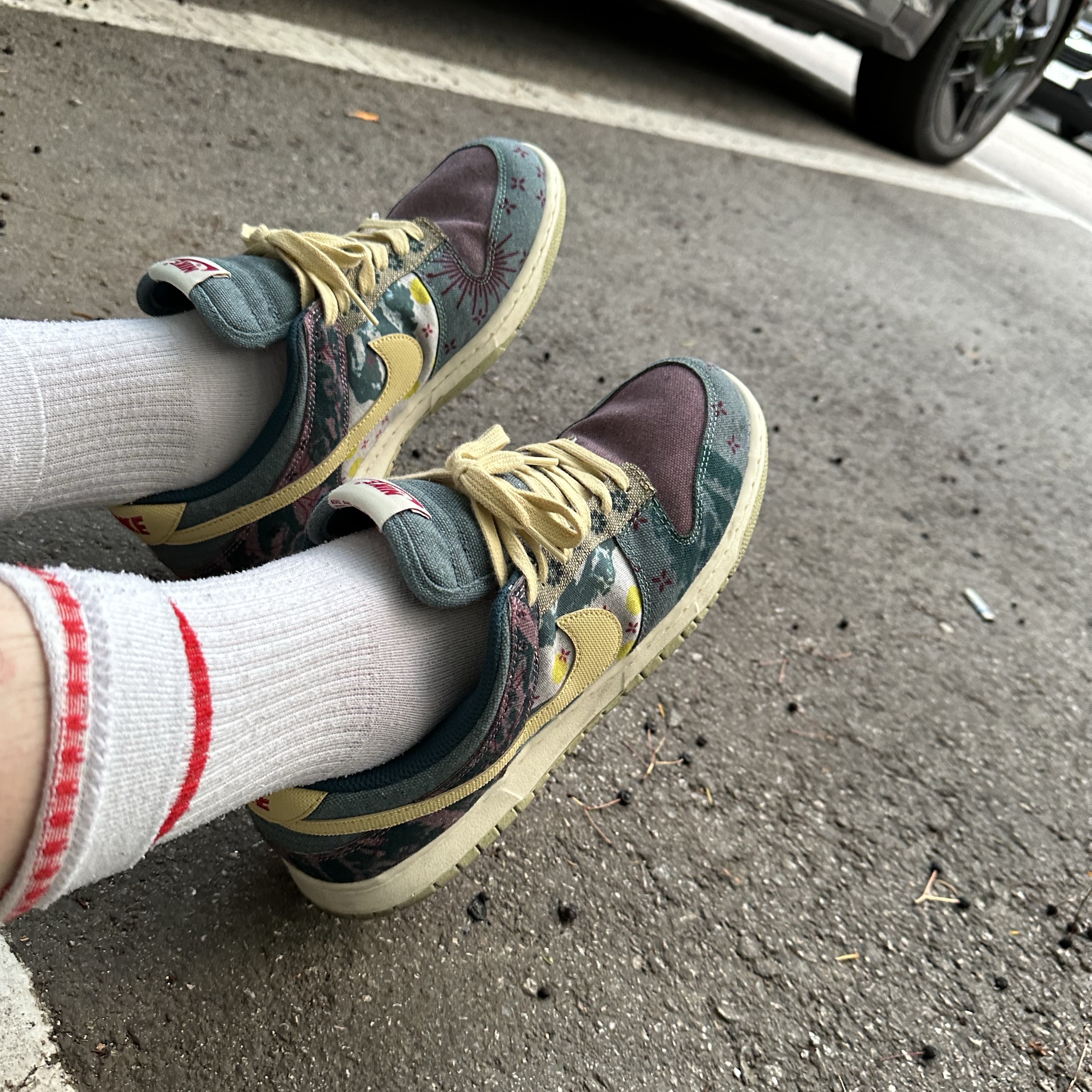 Nike Dunk Low SP Community Garden 착용 스타일 - 3