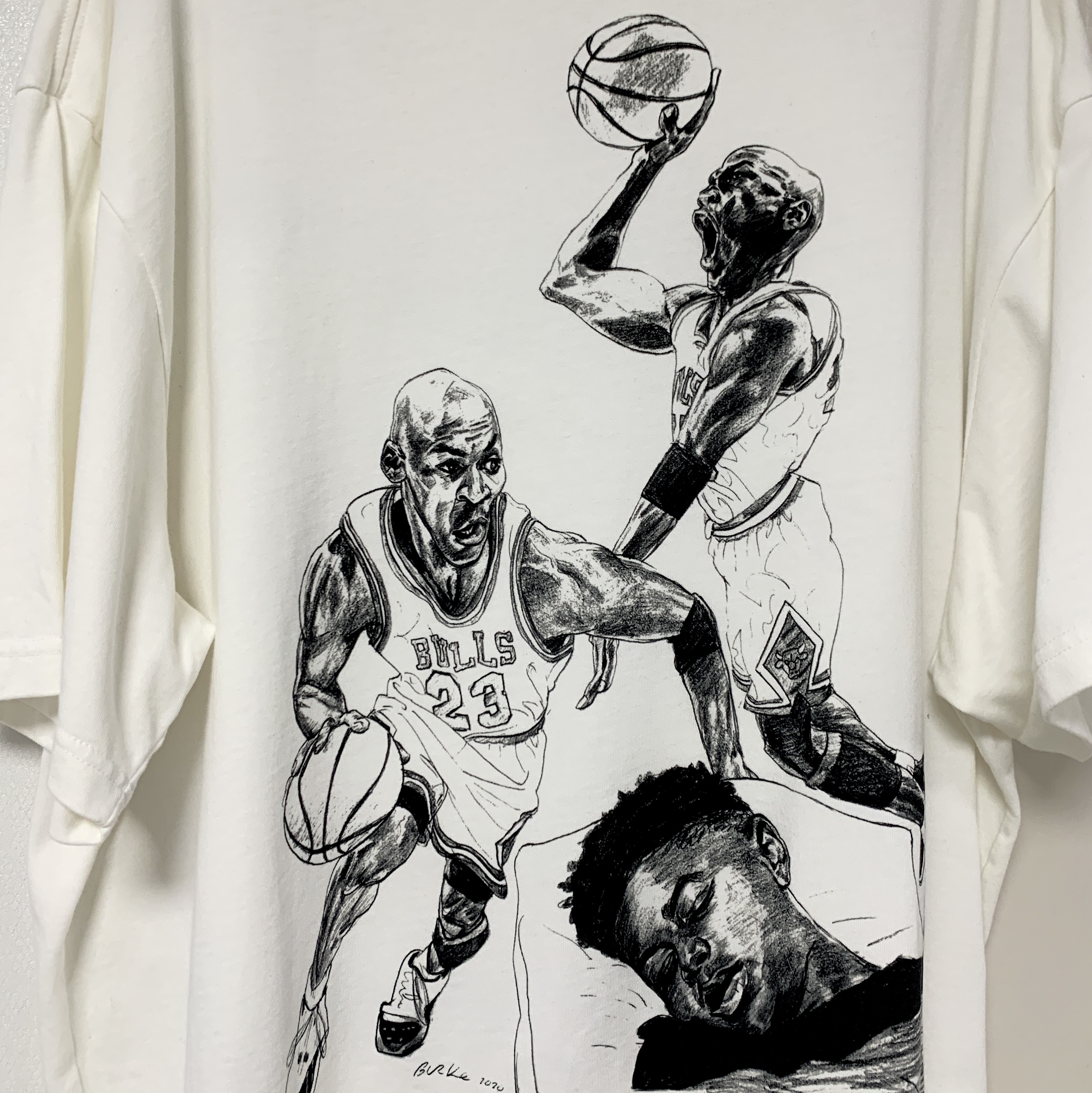 Jordan x Off-White S/S T-Shirt White - US/EU, Jordan x Off-White S/S T-Shirt White - Asia 착용 스타일 - 1