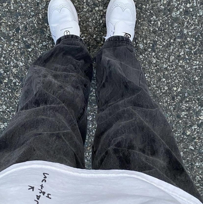 Nike x Peaceminusone Kwondo1 White 착용 스타일 - 1