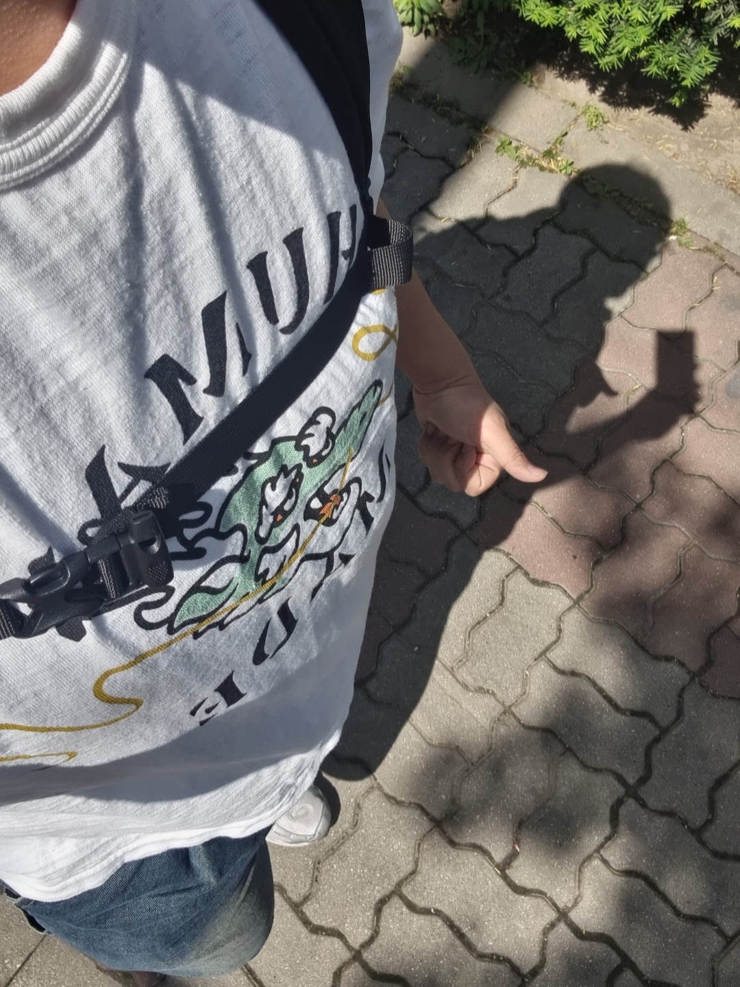 Human Made Graphic T-Shirt #01 White 착용 스타일 - 3