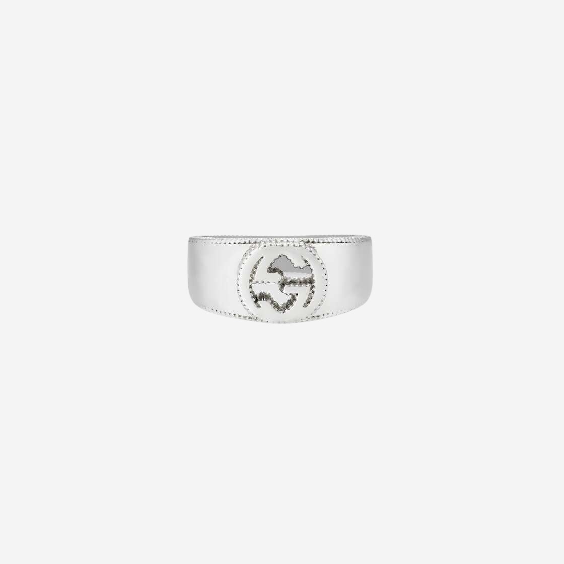 Gucci Interlocking G Ring 925 Sterling Silver 상세 이미지 1