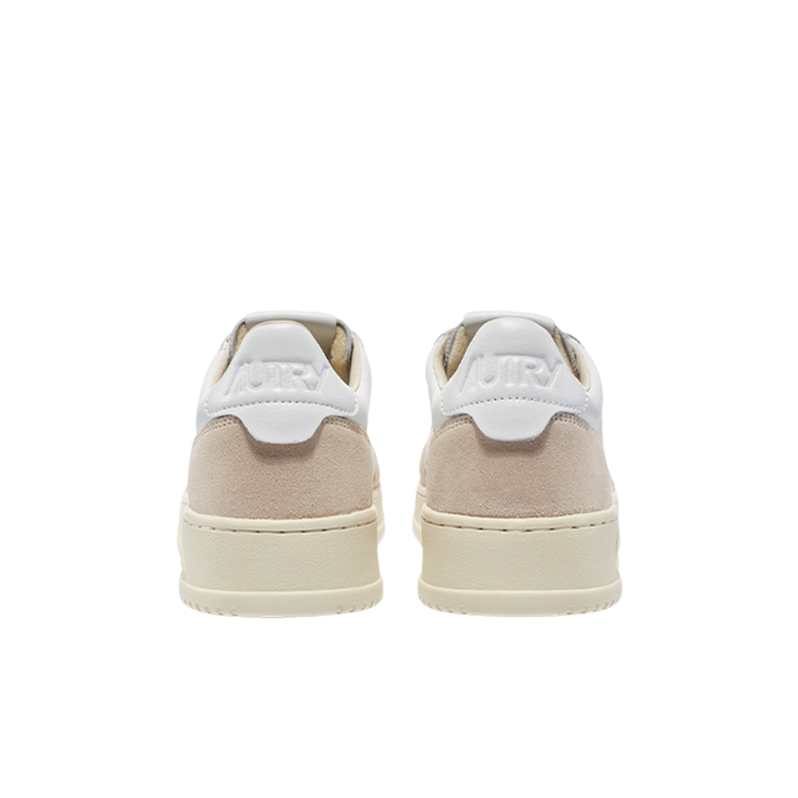 AULM-LS33 Autry Medalist Low Leather Suede Sneakers White - #3