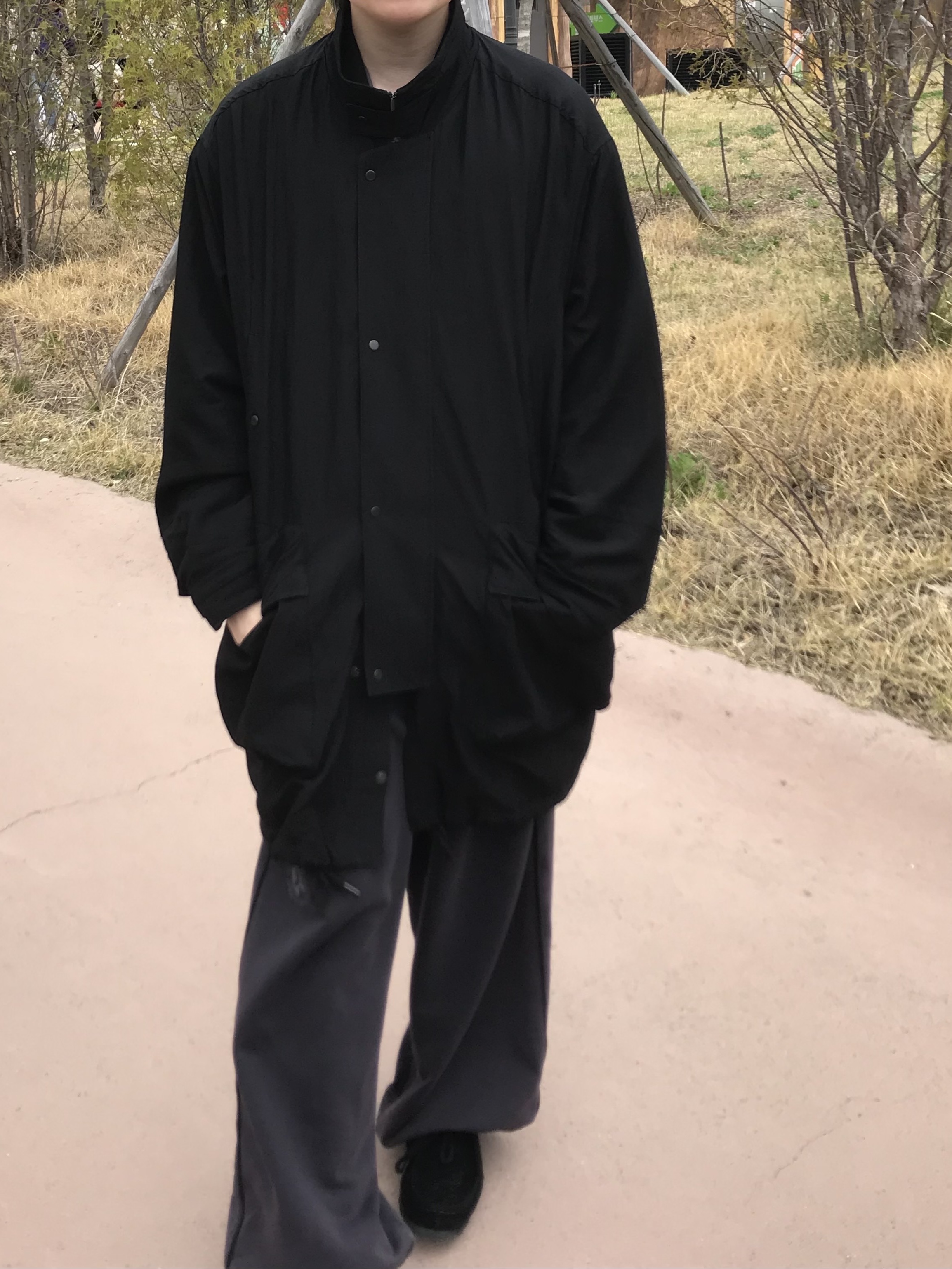 Polyteru 1011 Fatigue Sweatpants 1.2v Dark Purple Navy, [프리오더] Polyteru Wallabee Shoes Woven Black 착용 스타일 - 1