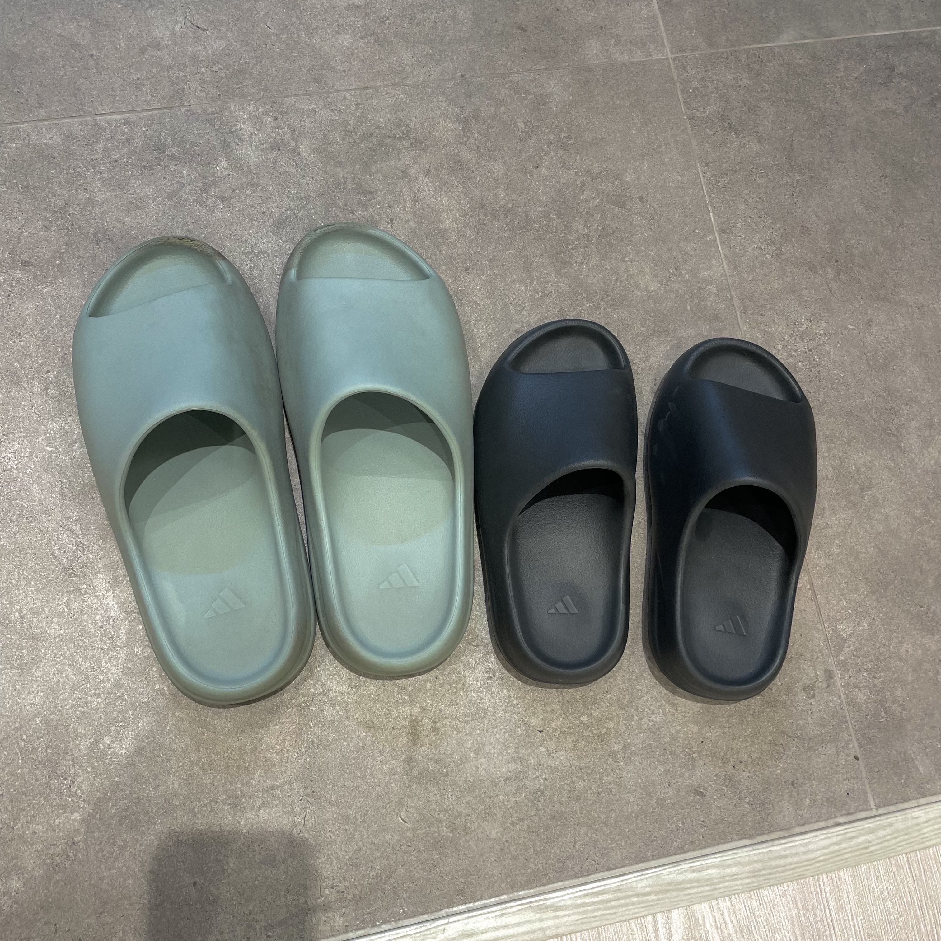 Adidas Yeezy Slide Onyx, Adidas Yeezy Slide Salt 착용 스타일