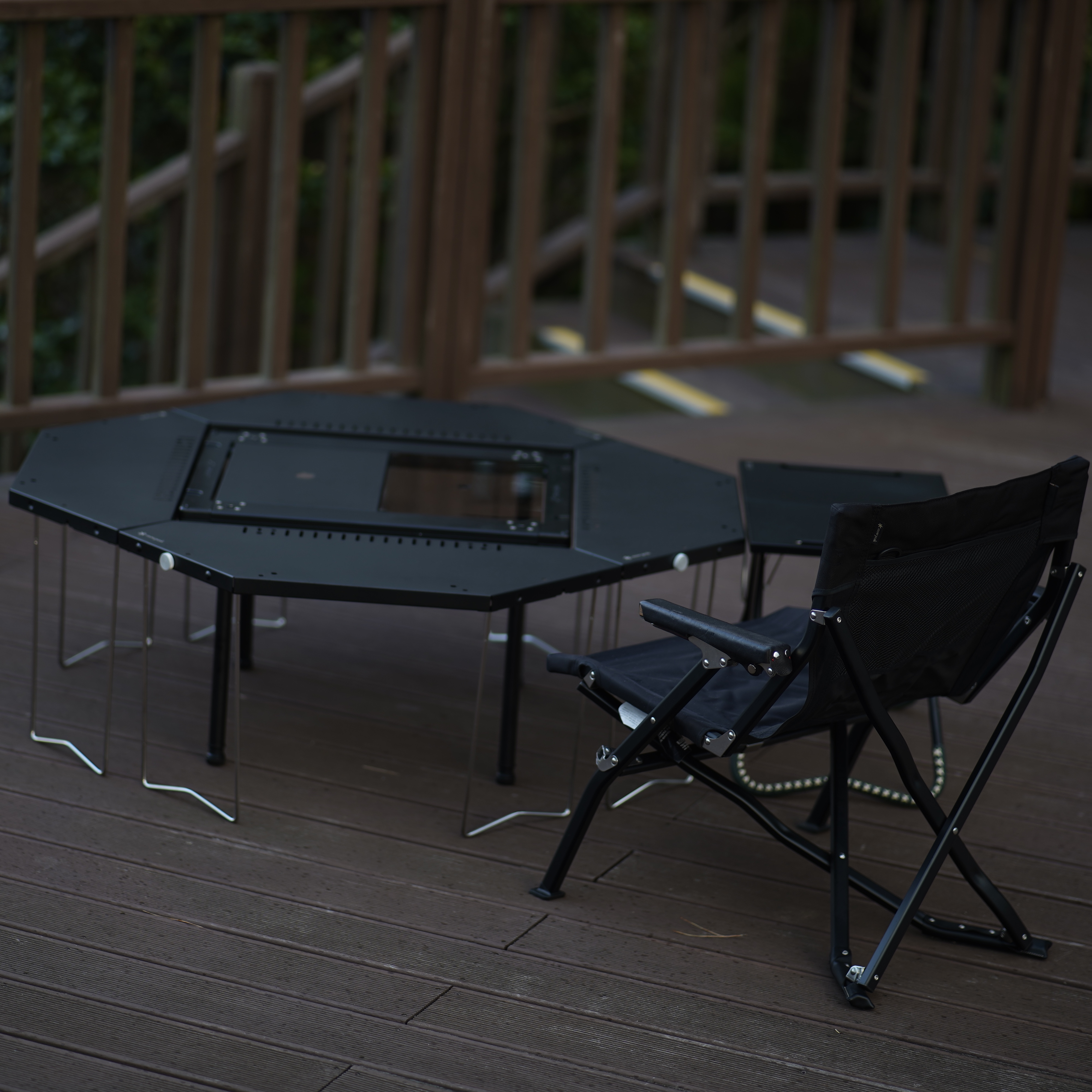 Snow Peak Takibi My Table Black, Snow Peak Titanium Double Mug 450(R) 착용 스타일 - 7
