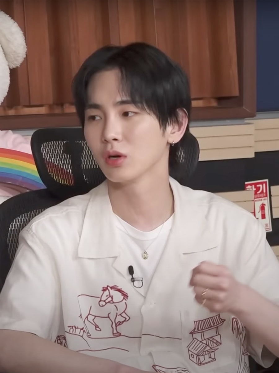 STU Historic Site Embroidery Shirt Ivory 착용 스타일 - 2
