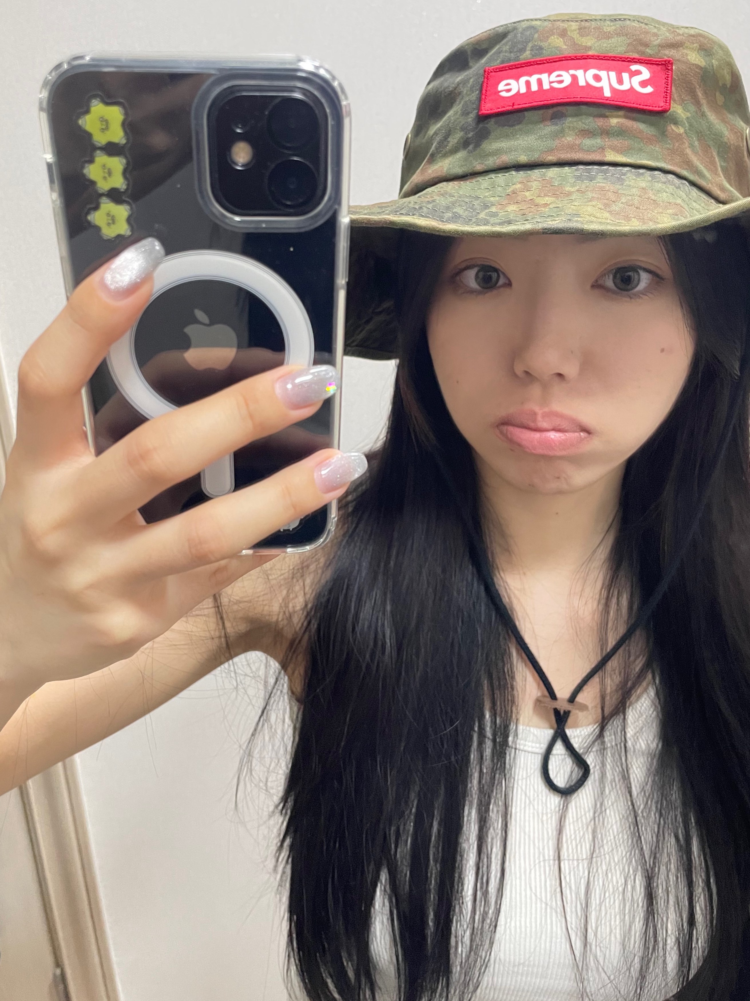Supreme Military Boonie Flecktarn Camo - 23FW 착용 스타일