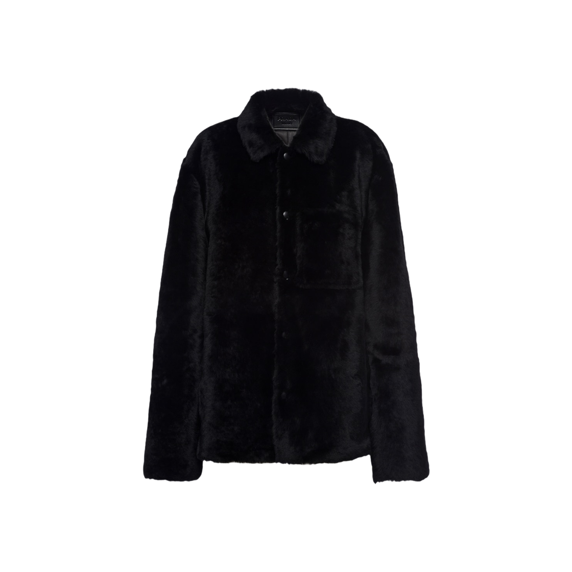 Prada Shearling Blouson Jacket Black 상세 이미지 1