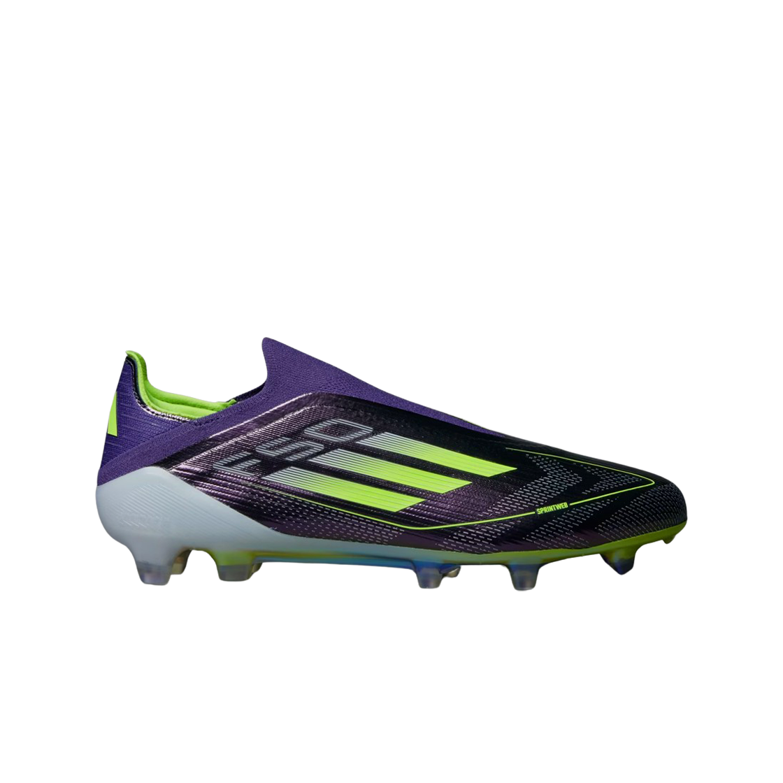 아디다스 F50 엘리트 레이스리스 패스트 리본 FG 퍼플 루시드 레몬(Adidas F50 Elite Laceless Fast Reborn FG Purple Lucid Lemon)