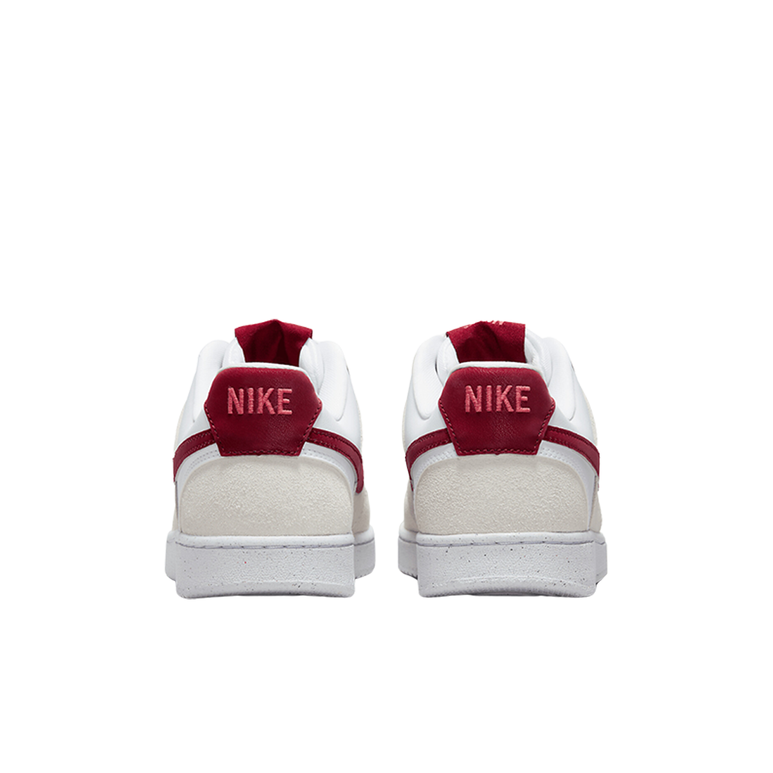 (W) 나이키 코트 비전 로우 화이트 팀 레드((W) Nike Court Vision Low White Team Red) - 3