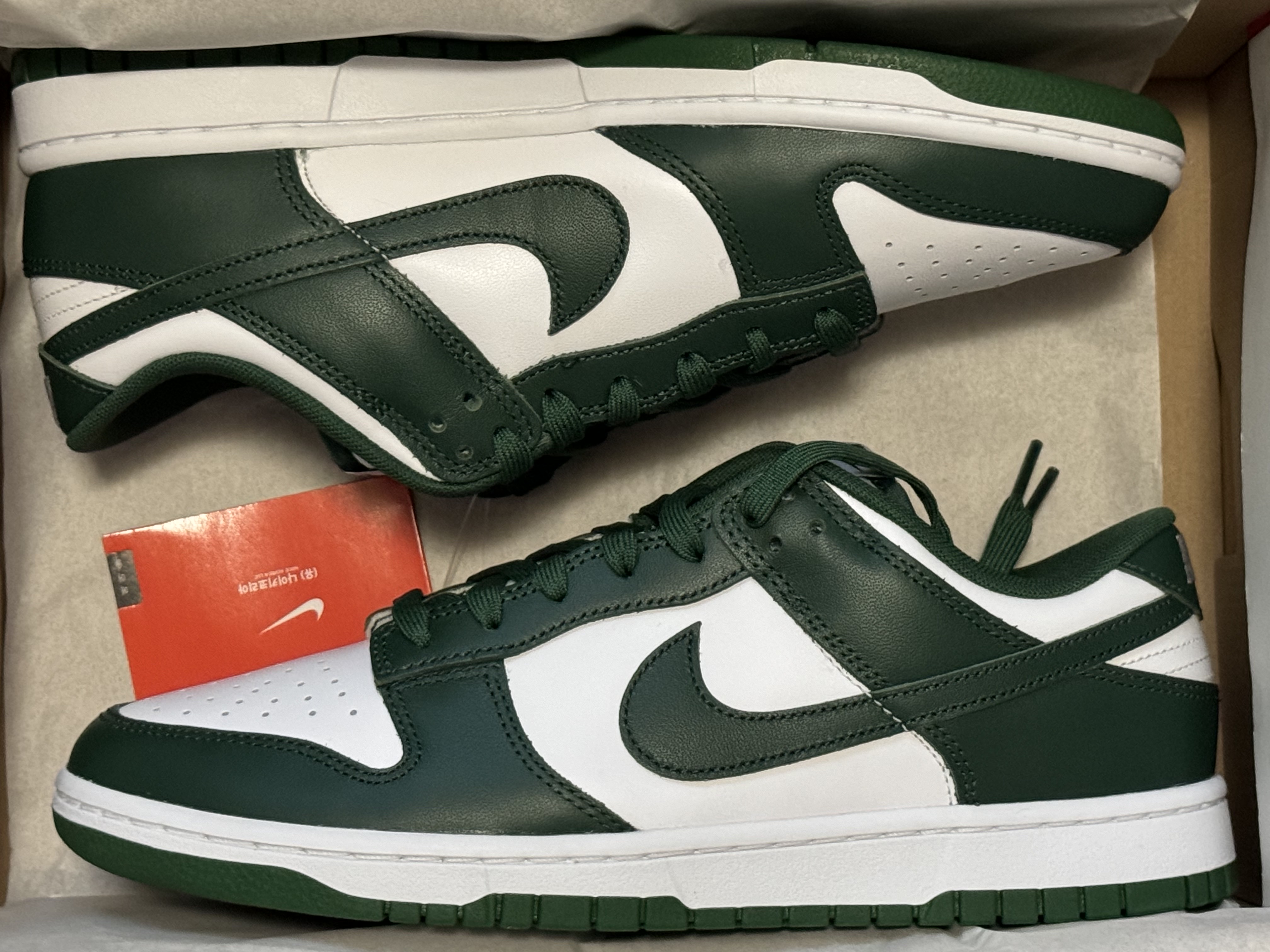 Nike Dunk Low Retro Varsity Green 착용 스타일