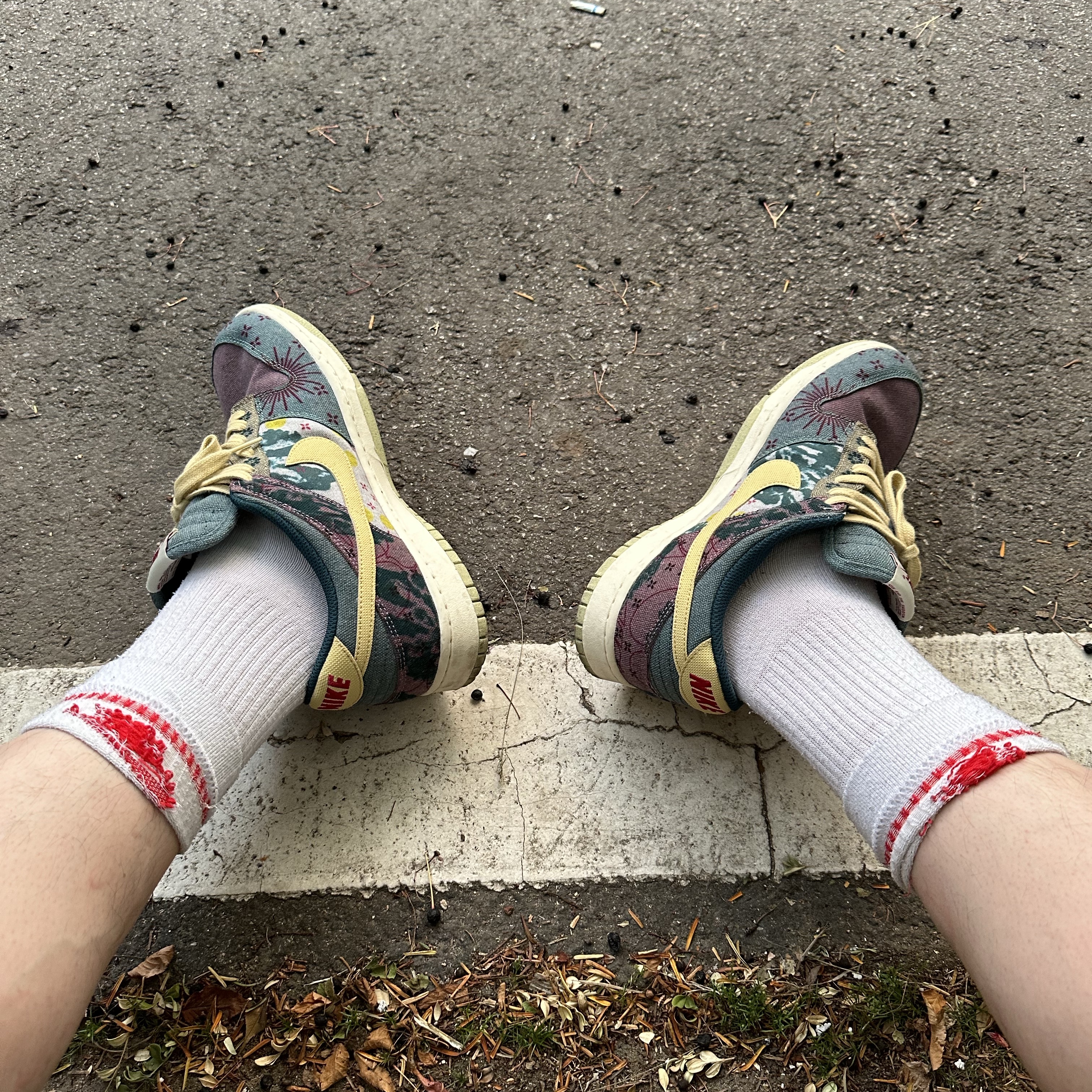 Nike Dunk Low SP Community Garden 착용 스타일 - 2