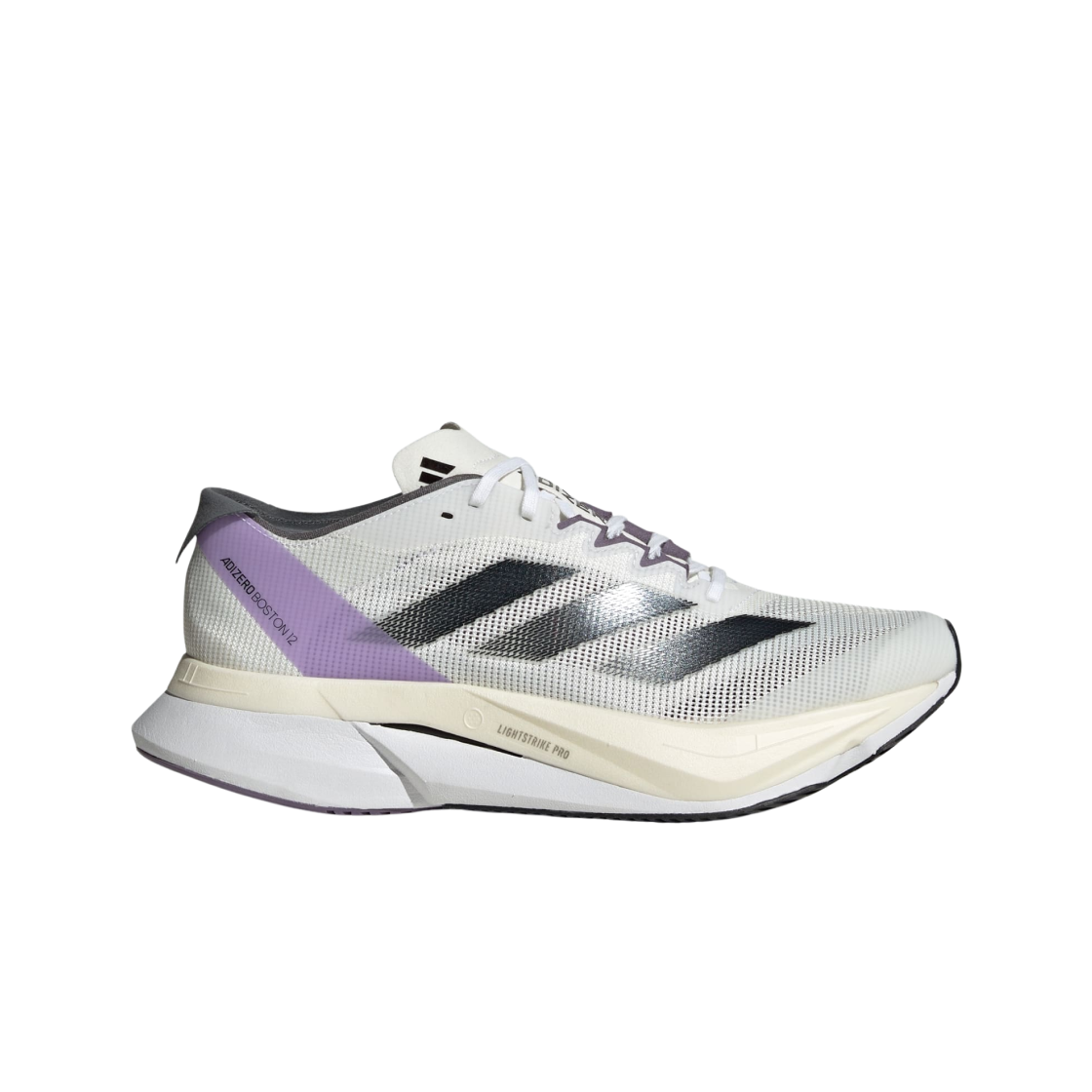 (W) Adidas Adizero Boston 12 Cloud White Core Black 상세 이미지 1