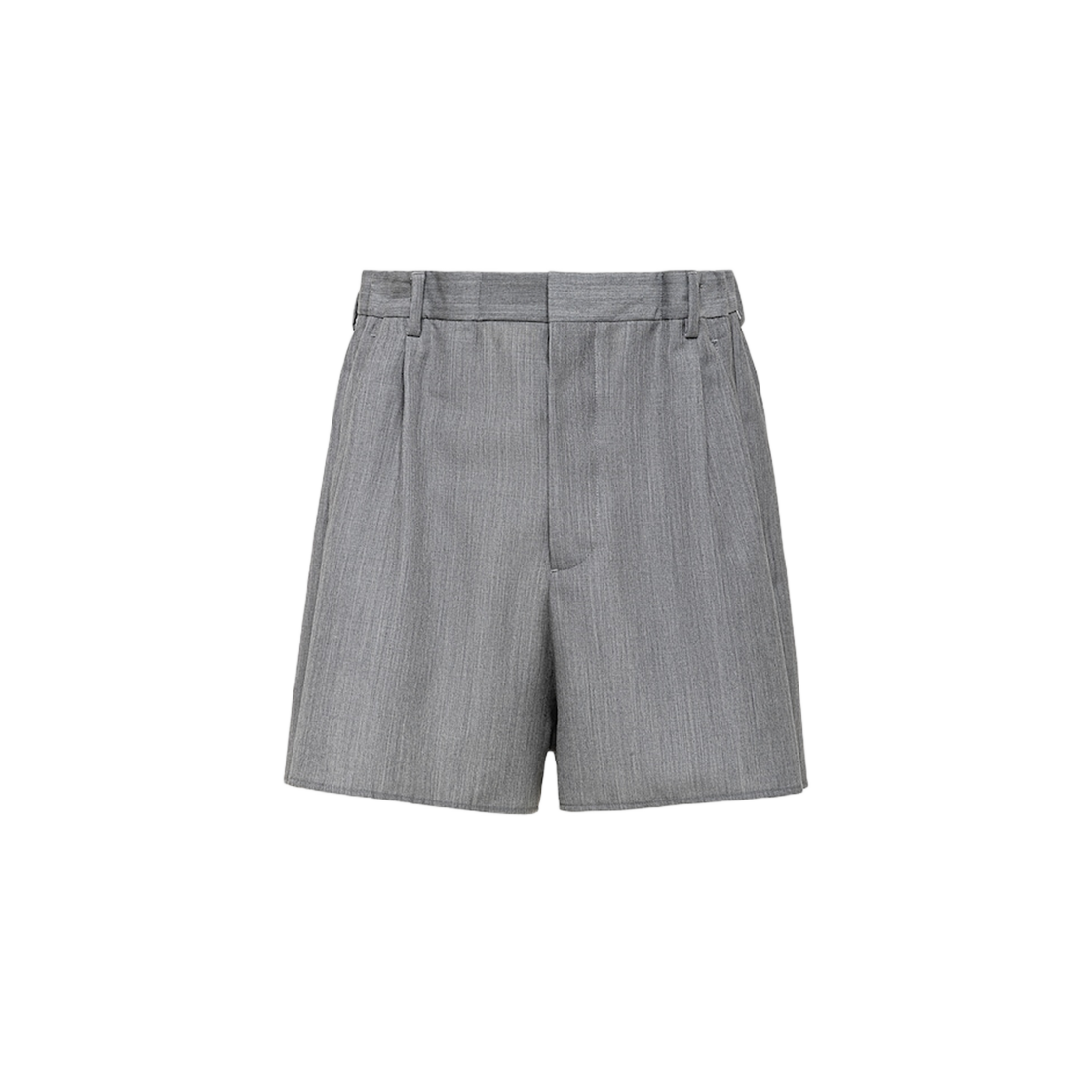 Prada Wool Mohair Shorts Grey 상세 이미지 1