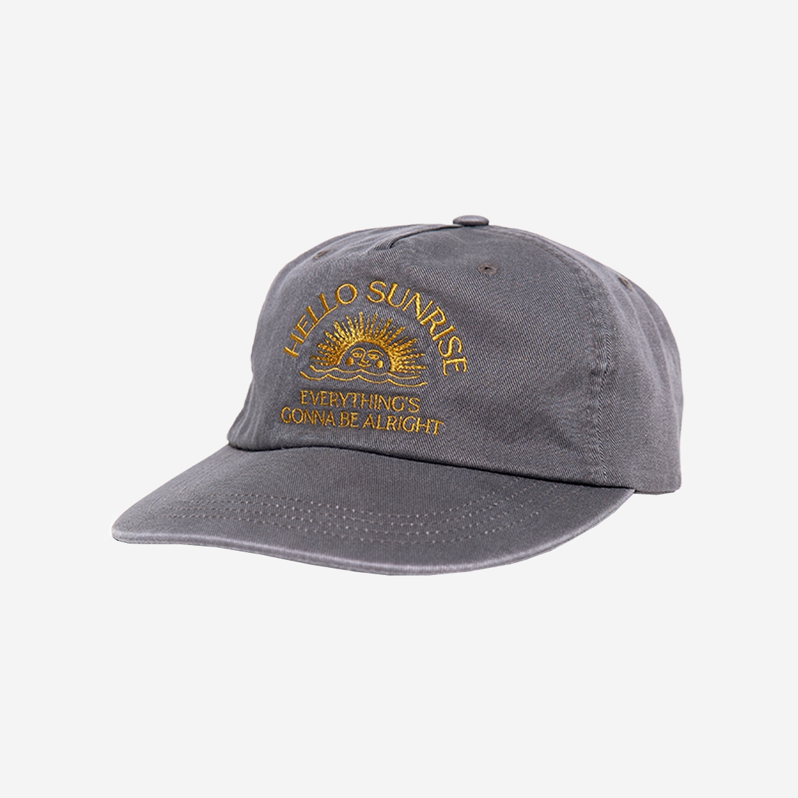헬로선라이즈 아치로고 5패널 캡 그레이(Hello Sunrise Arch Logo 5 Panel Cap Gray) - 2