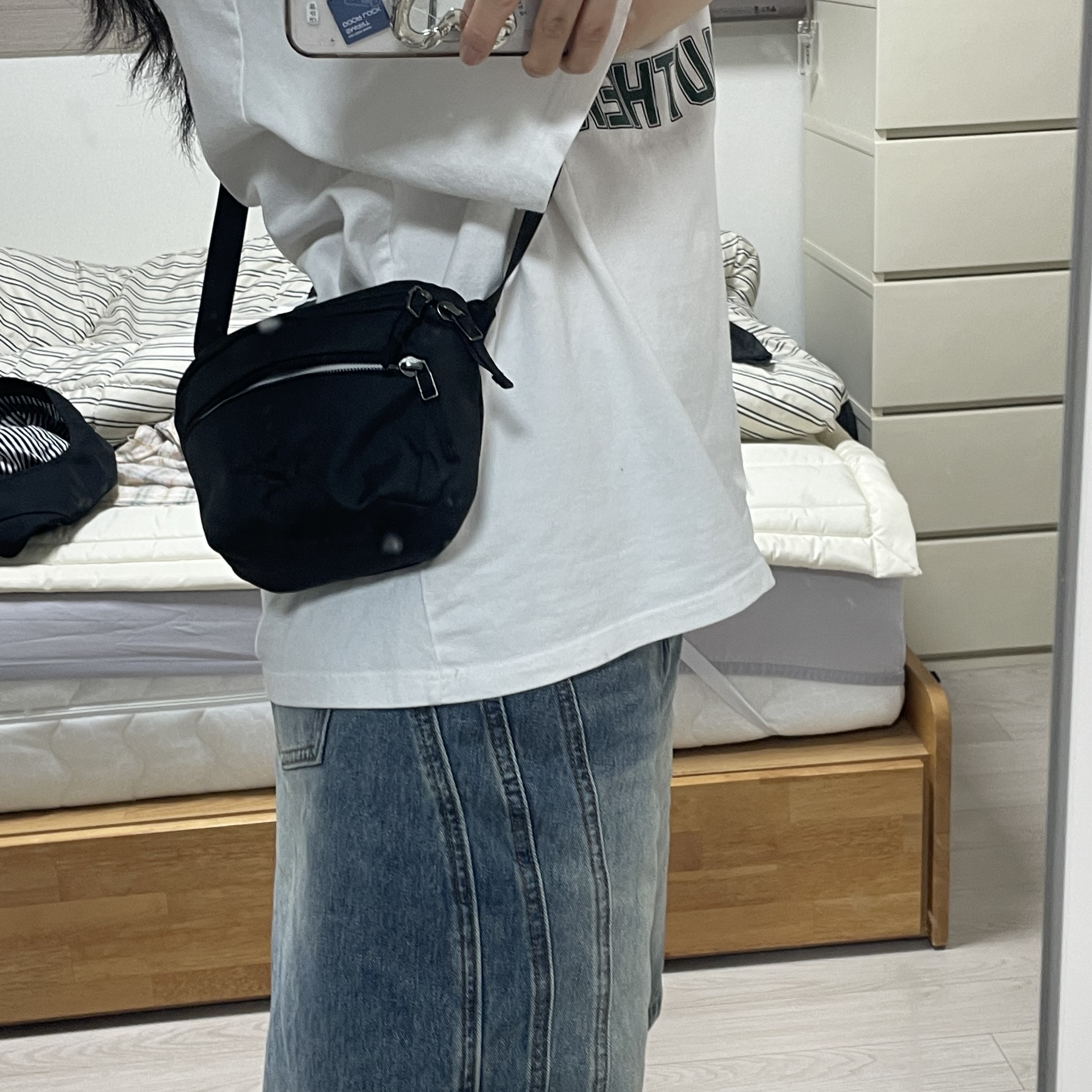 Arc'teryx Mantis 1 Waistpack Black II 착용 스타일