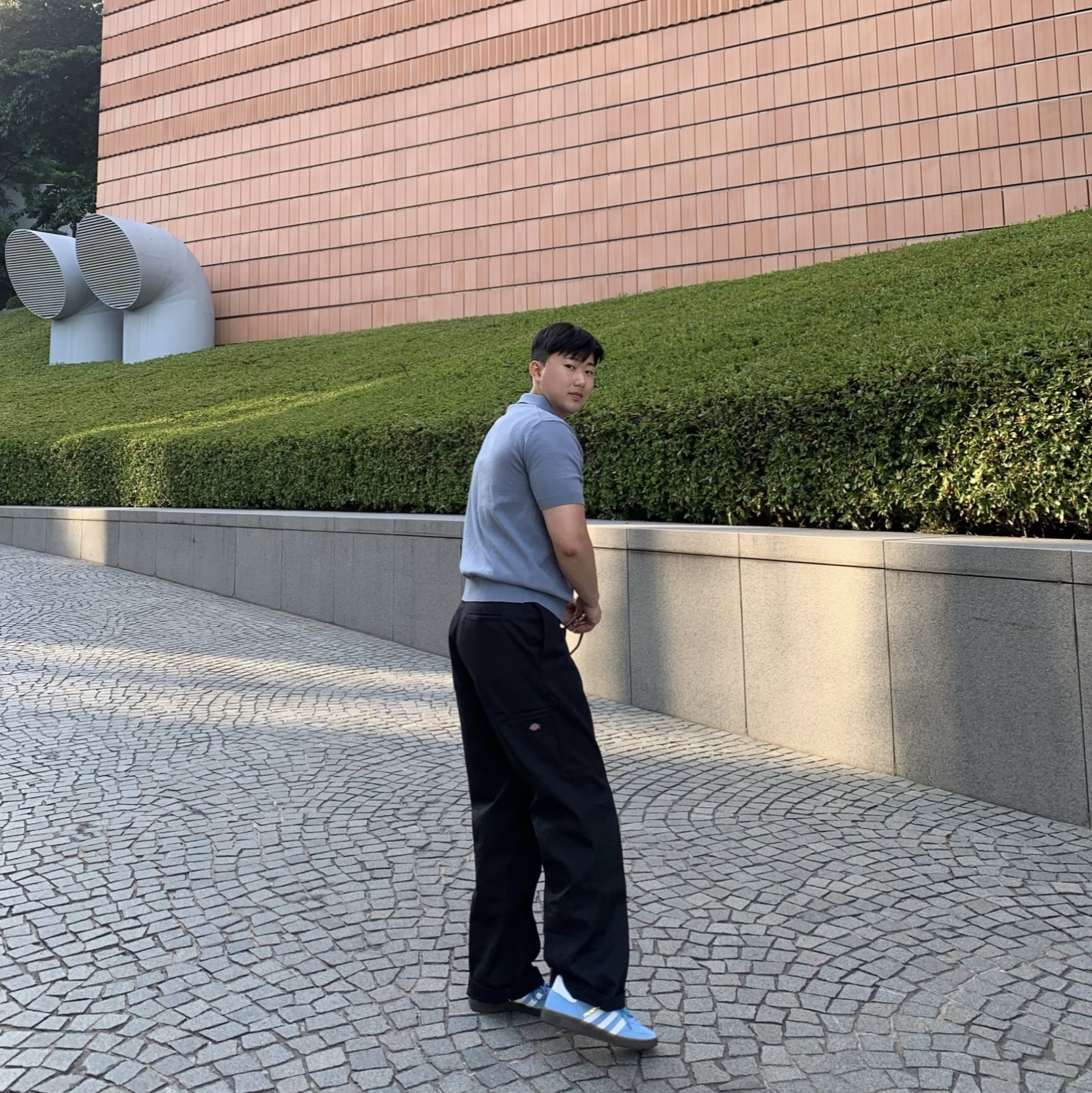 Adidas Spezial Handball Light Blue, Dickies Loose Fit Double Knee Work Pants Black 착용 스타일 - 2