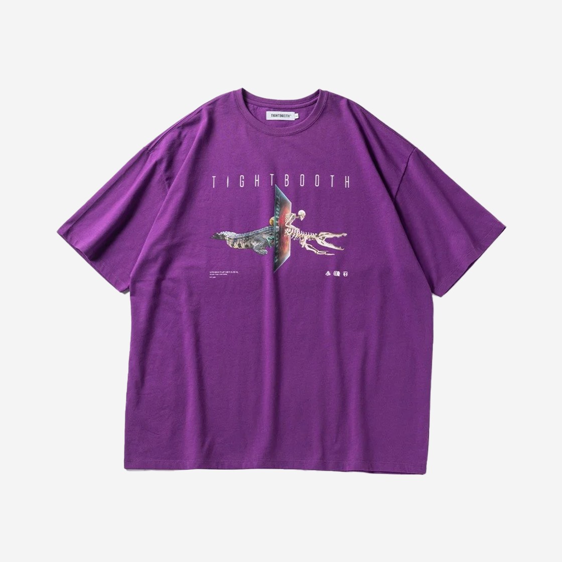 Tightbooth Initialize T-Shirt Purple 상세 이미지 1