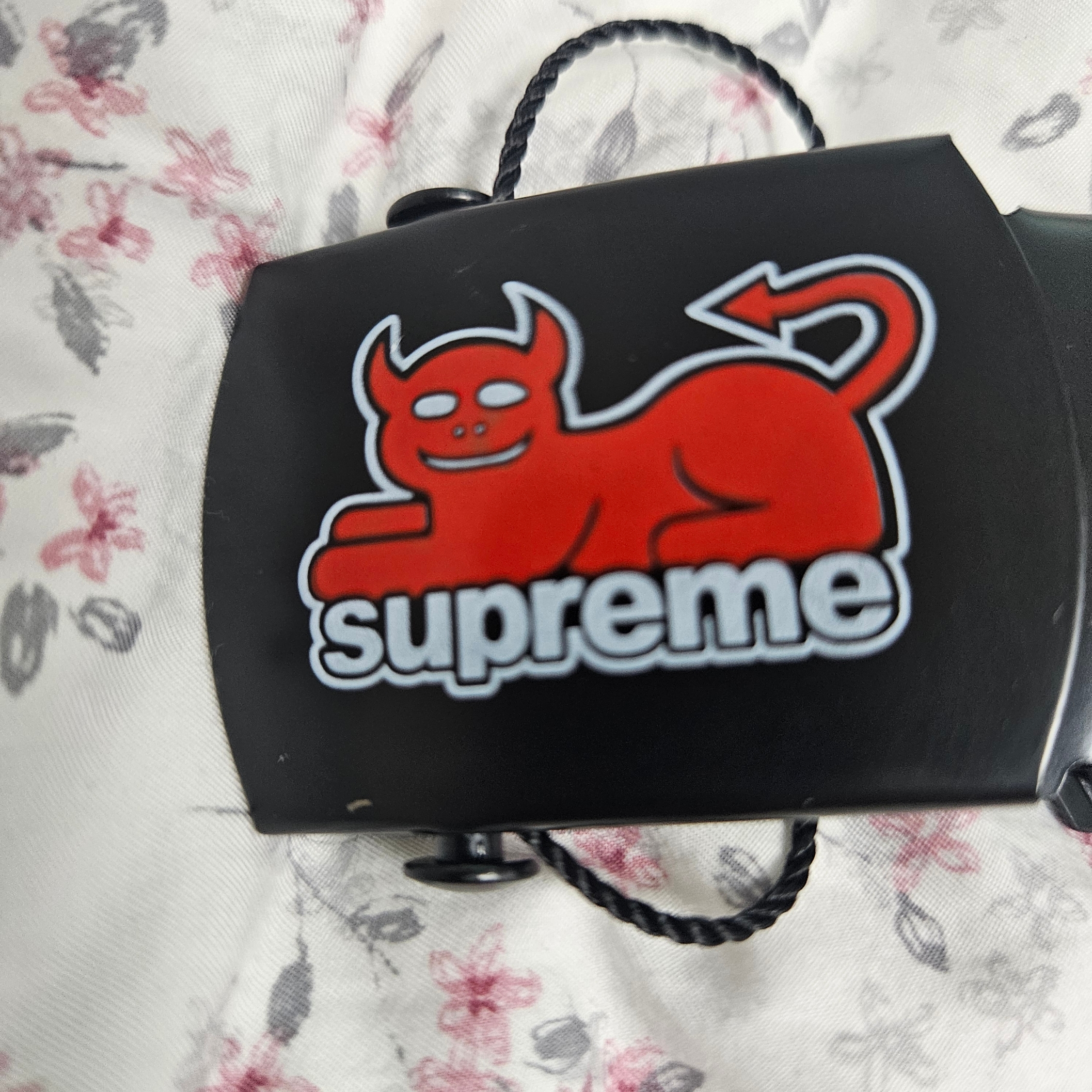 Supreme x Toy Machine Webbing Belt Leopard - 24SS 착용 스타일 - 1