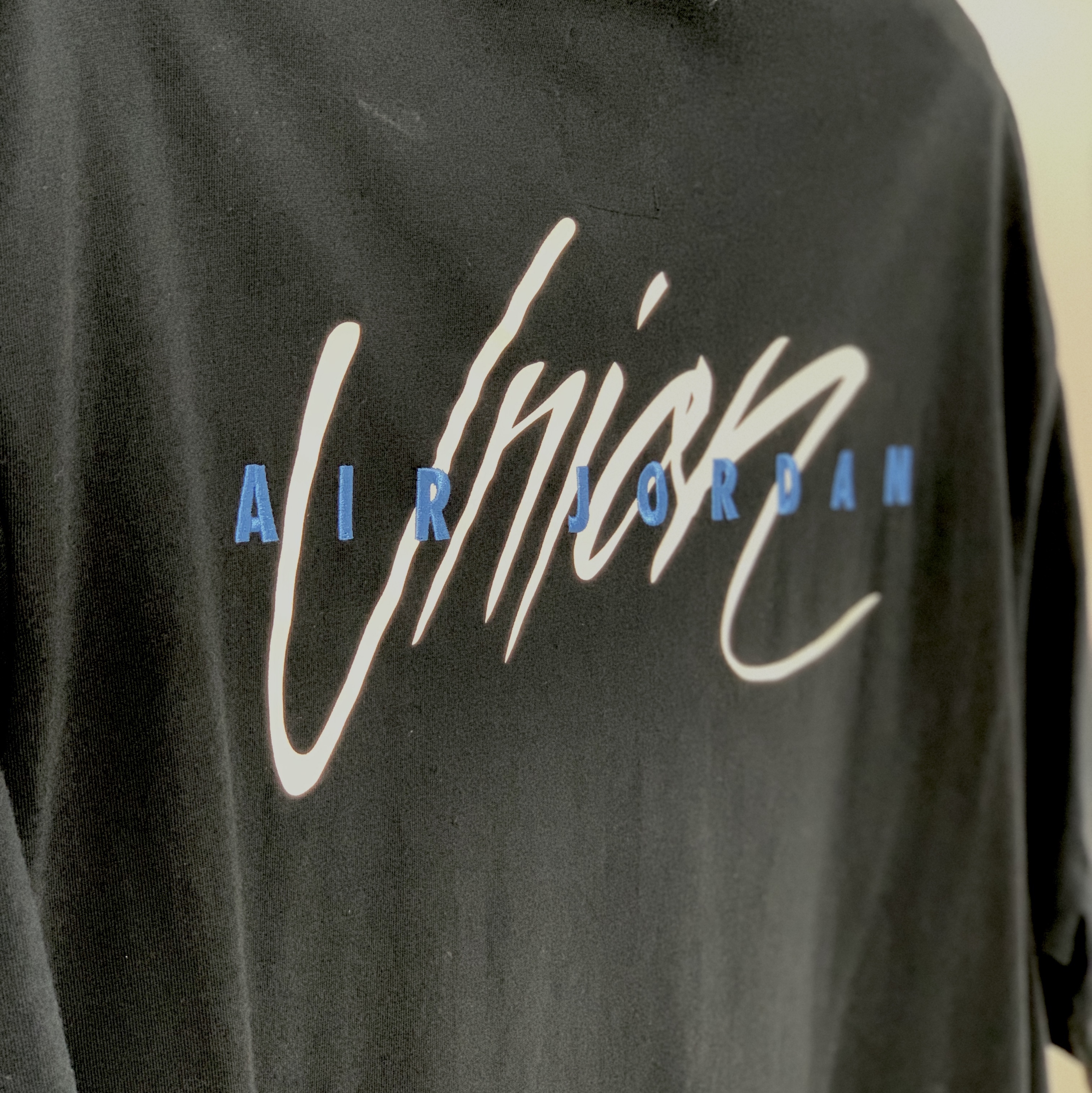 Jordan x Union Reverse Dunk T-Shirt Black 착용 스타일 - 2