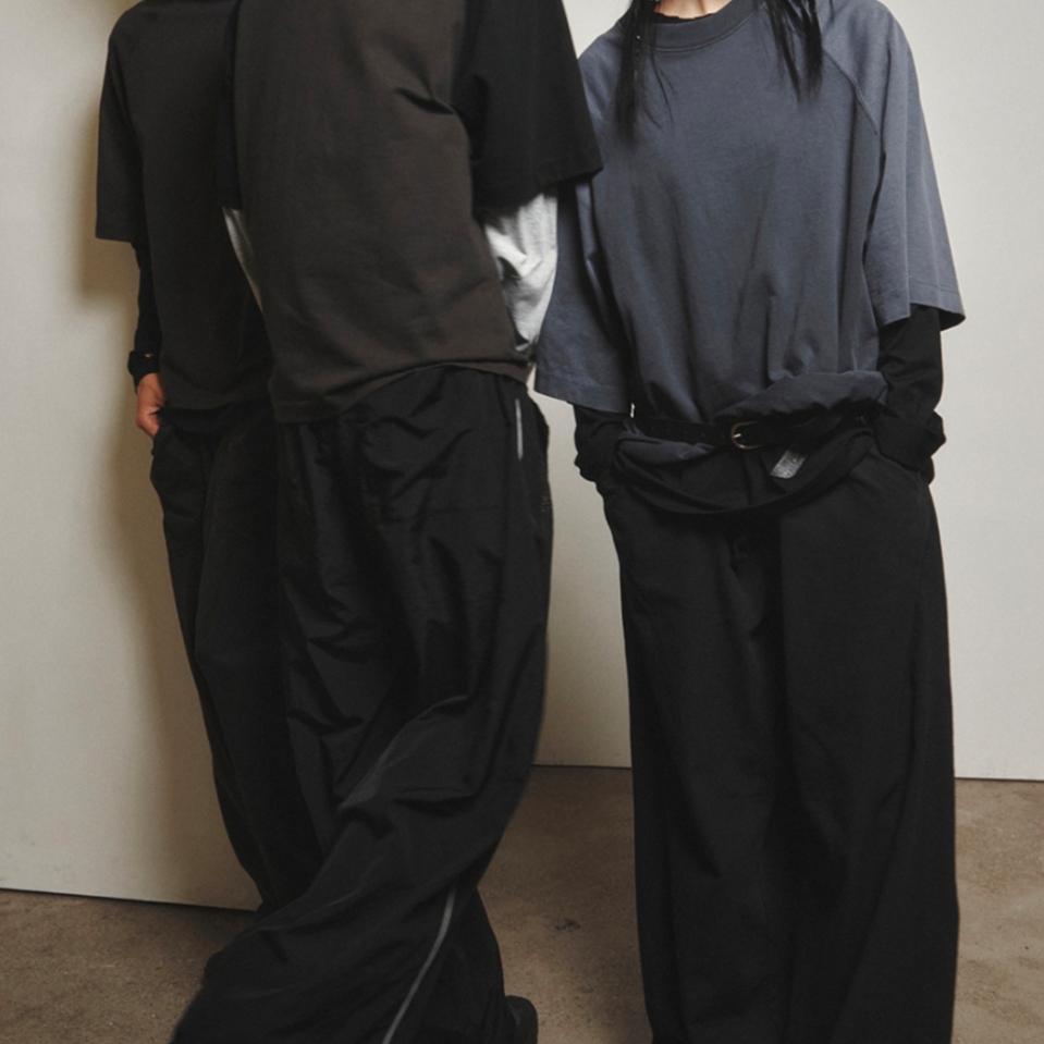 Supreme Washed Chino Twill Camp Cap Black, Polyteru Human Index Human Raglan 1/2 Mock T-Shirt Blue 착용 스타일 - 2