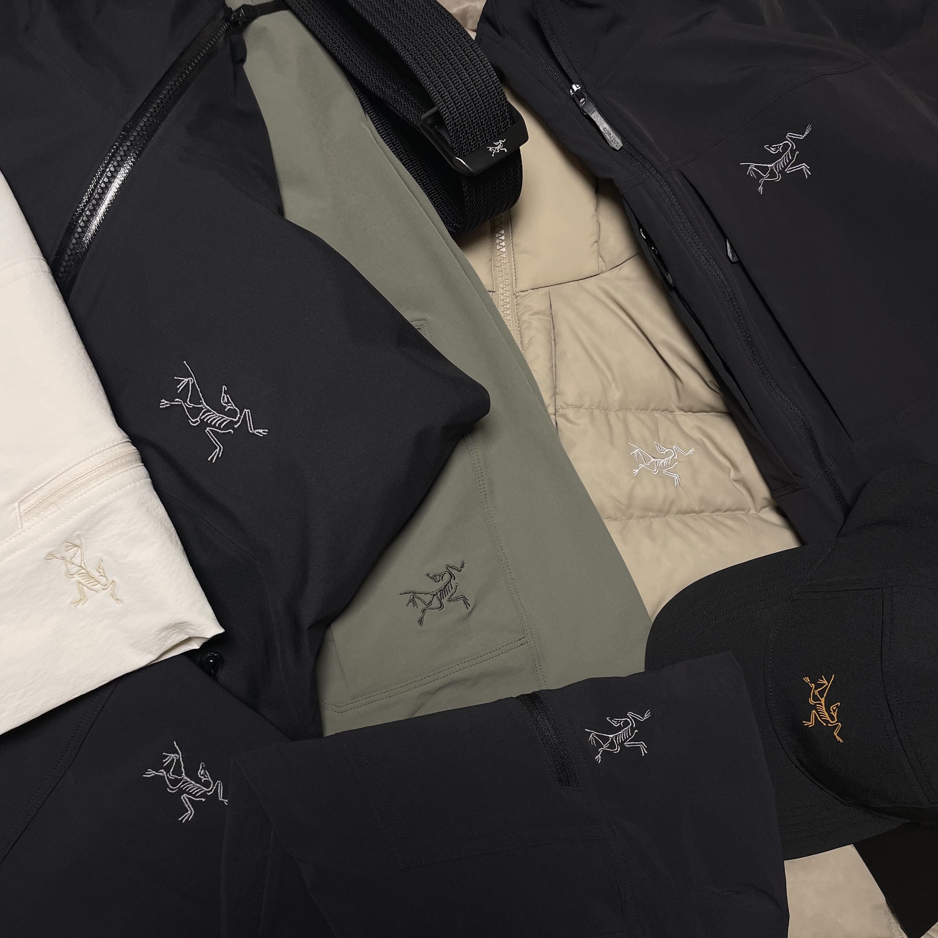 Arc'teryx Thorium Hoody Smoke Bluff, Arc'teryx Rampart Pants Forage 착용 스타일 - 3