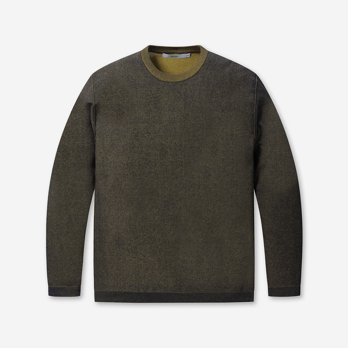 시리즈 미니멀 라운드넥 스웨터 머스타드(SERIES Minimal Round Neck Sweater Mustard) - 1