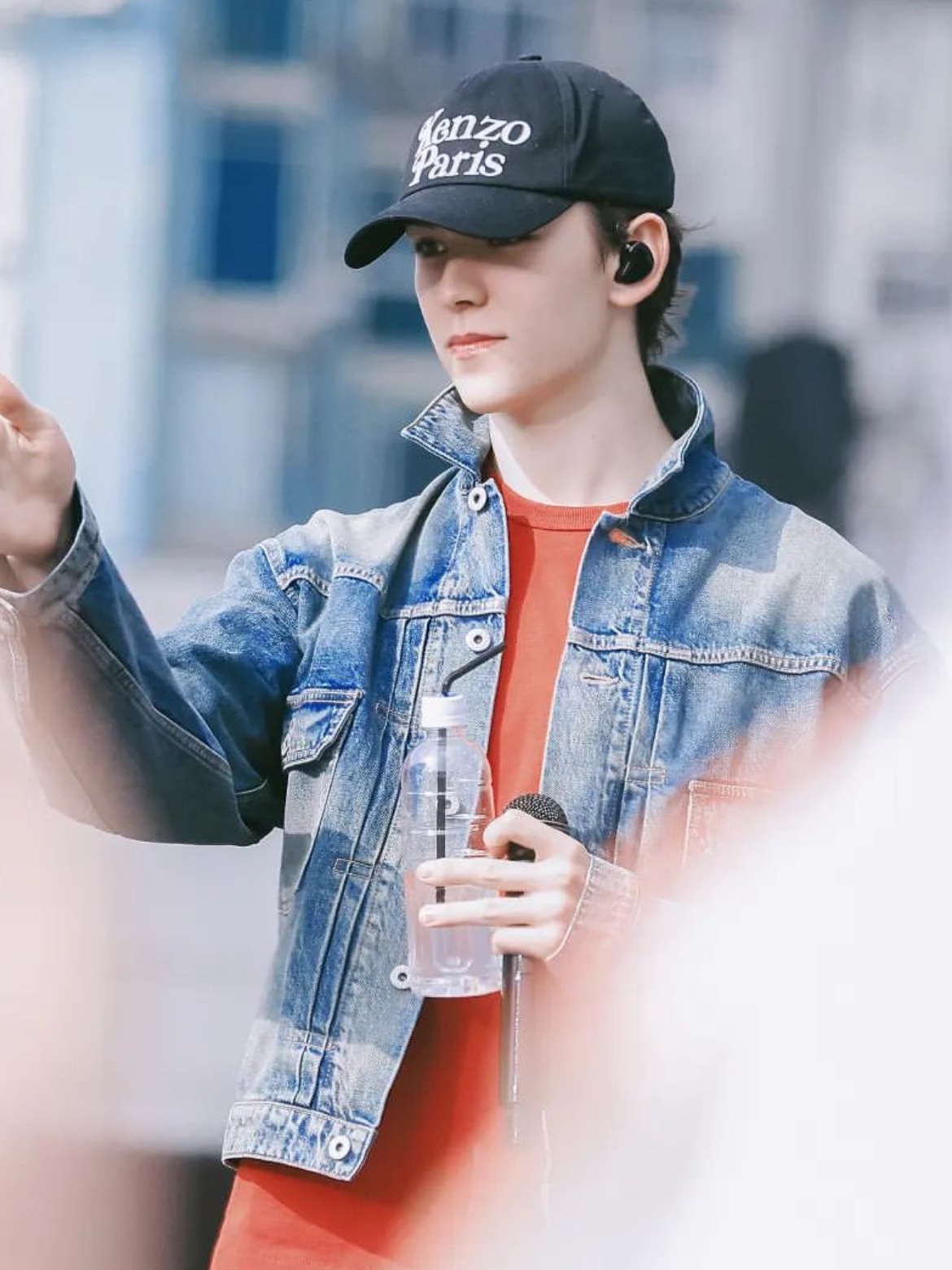 Kenzo x Verdy Varsity Jacket Dark Khaki, Kenzo x Verdy Paris Cap Black 착용 스타일 - 4