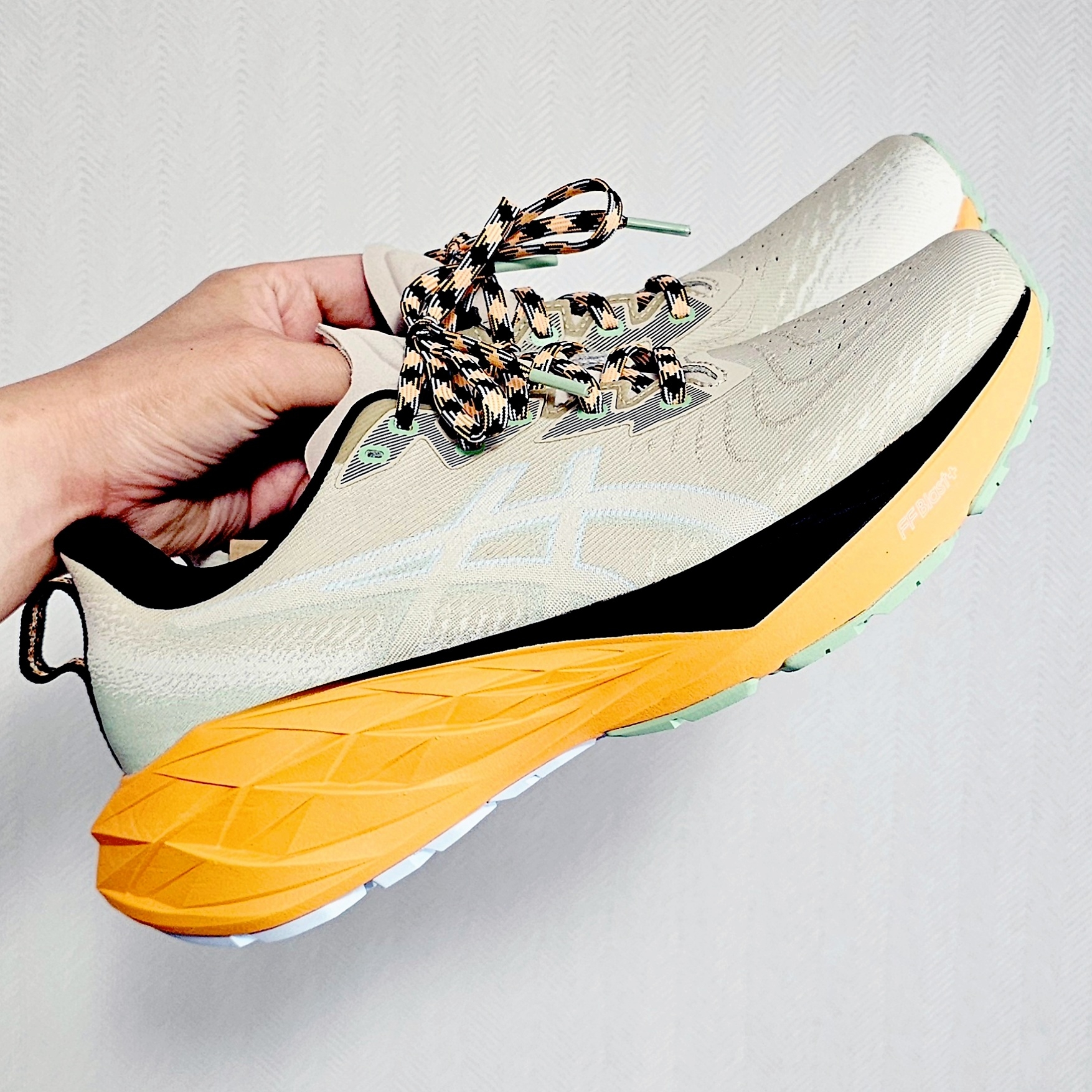 Asics Novablast 4 TR Nature Bathing Fellow Yellow 착용 스타일