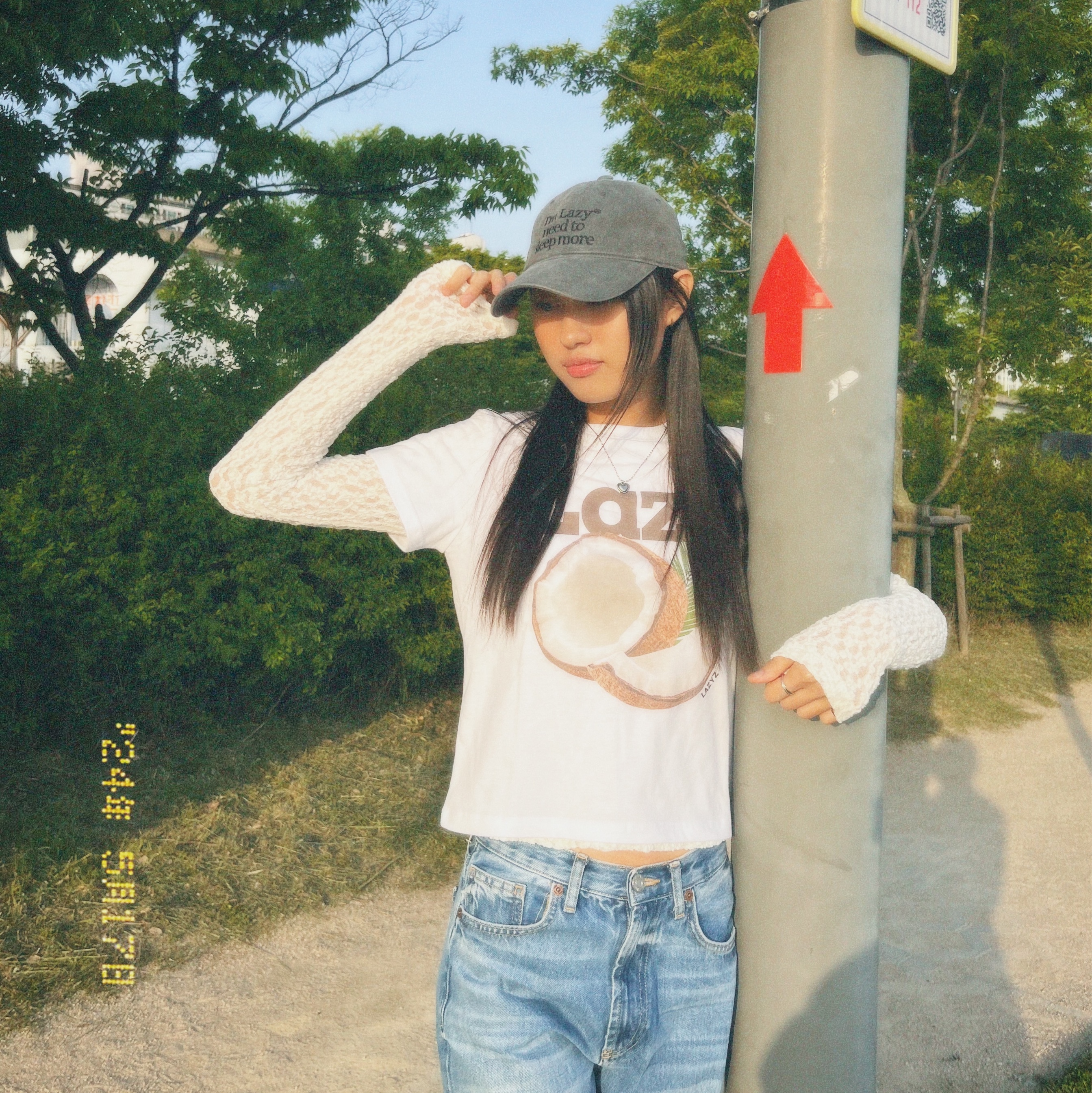 Asics Gel-Kayano 14 Cream Black 착용 스타일 - 3