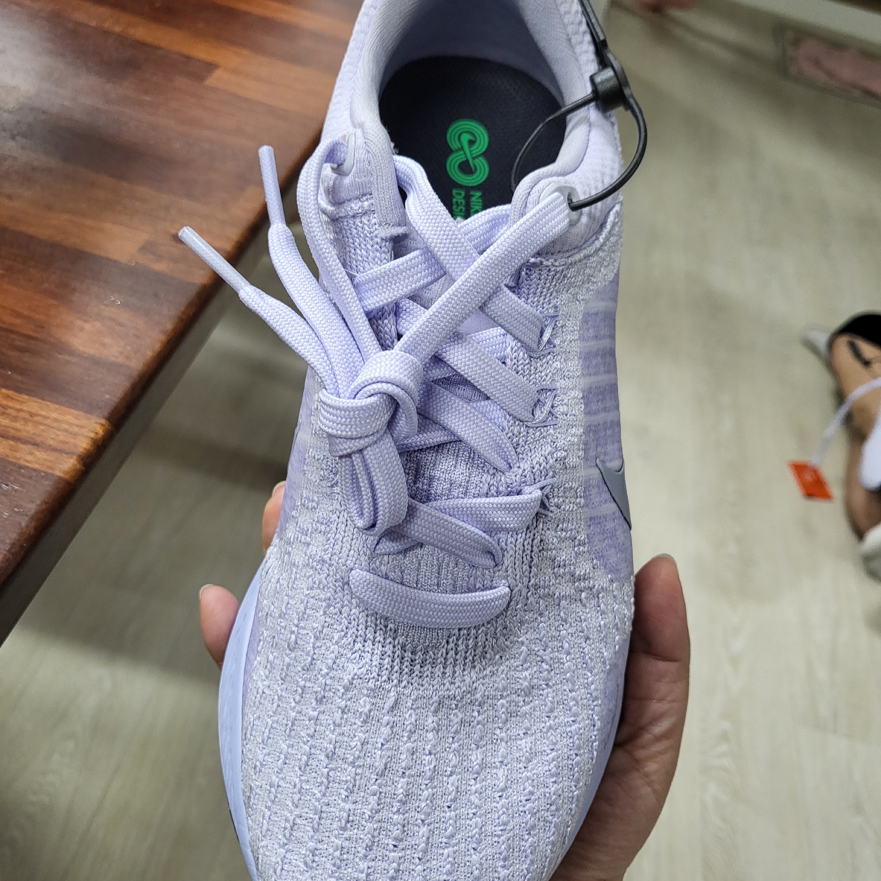 Nike React Infinity Run Flyknit 3 Palest Purple 착용 스타일