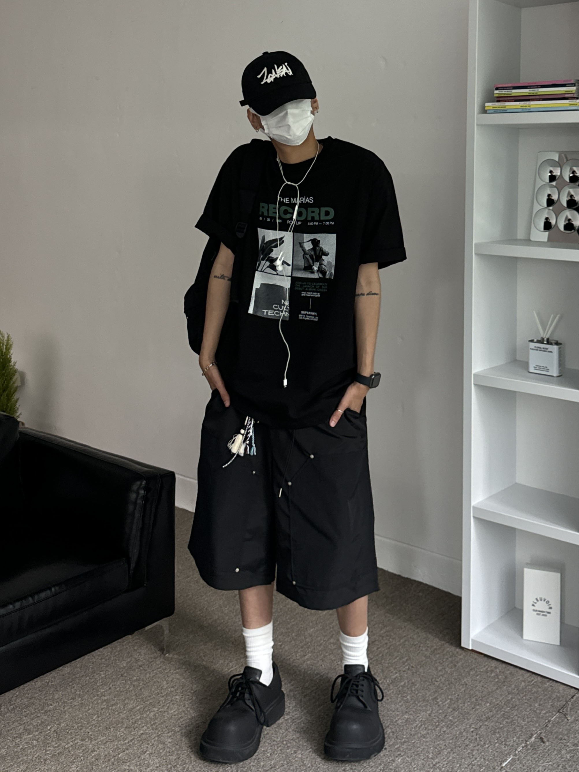 Balenciaga Steroid Derby Black 착용 스타일 - 1