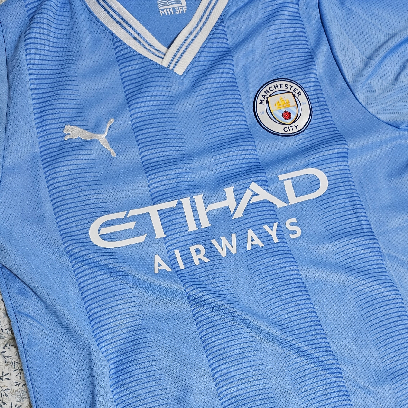 Puma Manchester City 2023/24 Home Jersey Team Light Blue (Non Marking Ver.) 착용 스타일