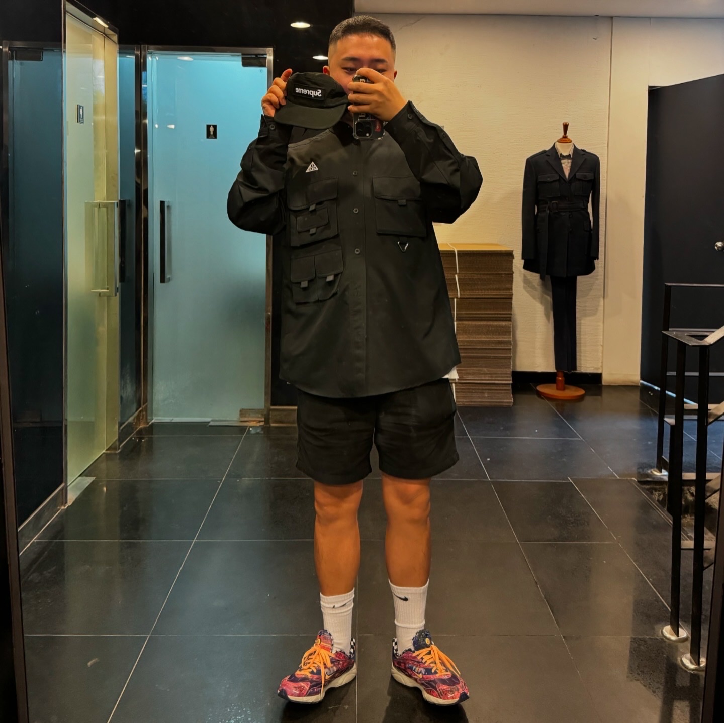 Nike Zoom Streak Spectrum Plus Melon Tint, Nike ACG Dri-Fit UV Devastation Trail Shirt Black Summit White - Asia 착용 스타일