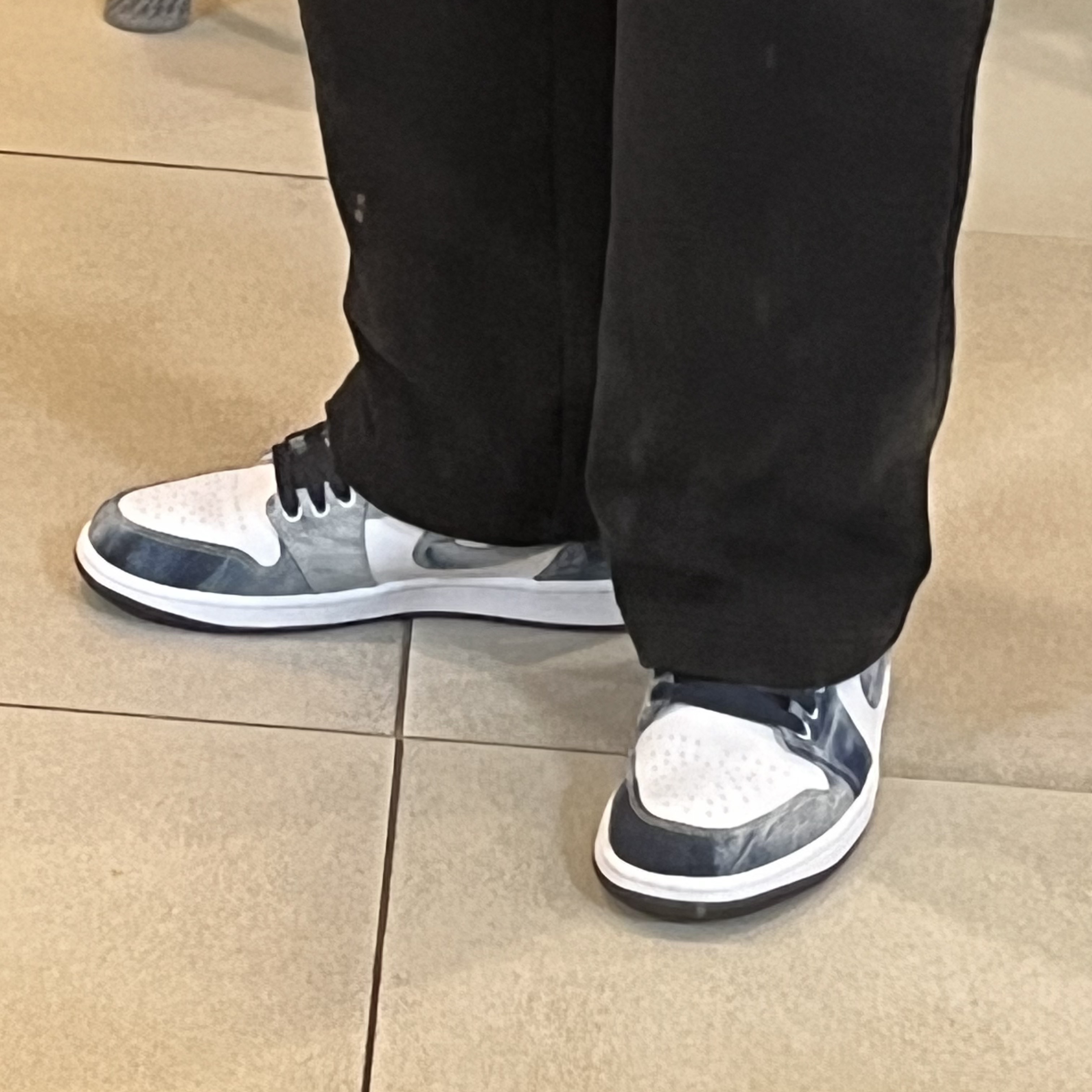 Jordan 1 Low SE Washed Denim 착용 스타일