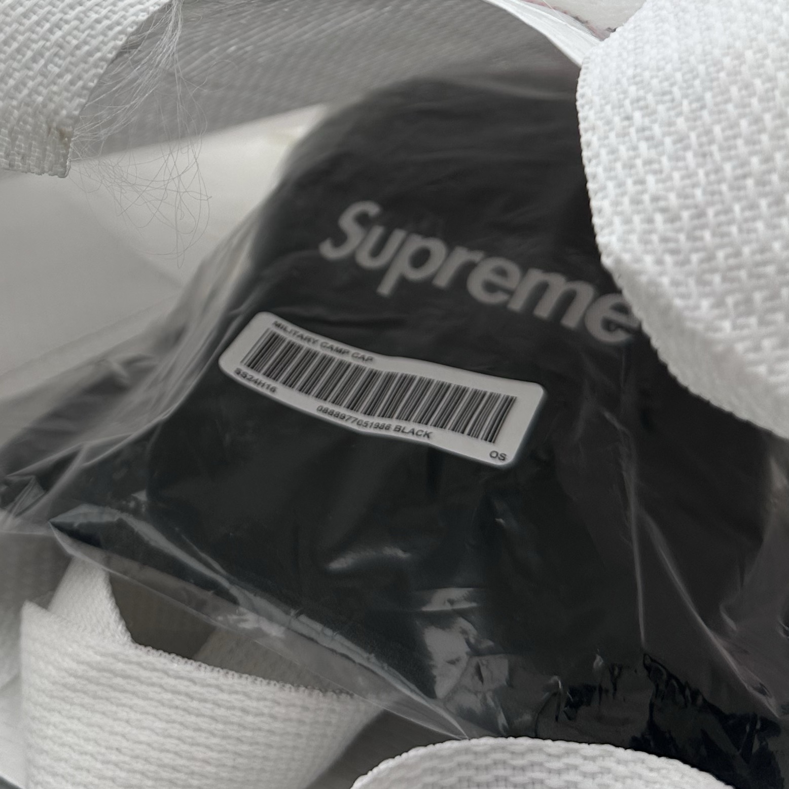 Supreme Military Camp Cap Black - 23FW 착용 스타일