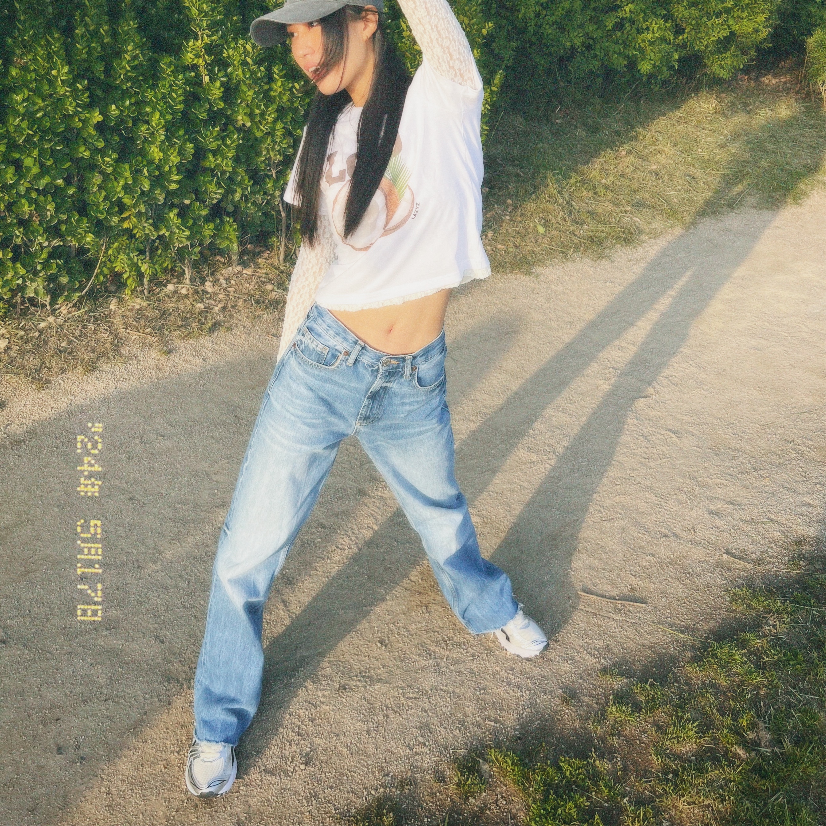 Asics Gel-Kayano 14 Cream Black 착용 스타일 - 1