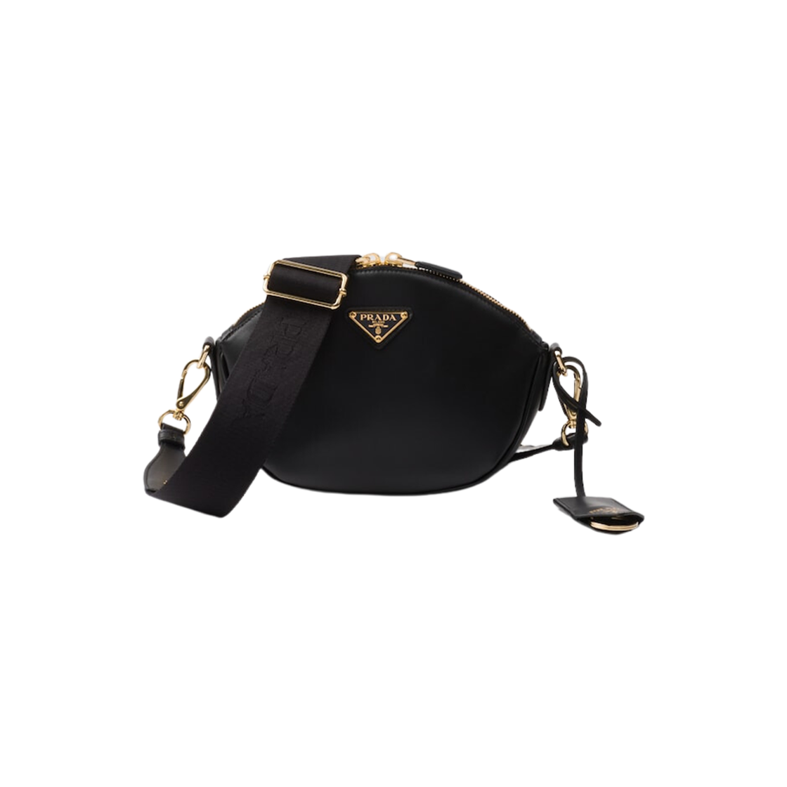 Prada Leather Mini Shoulder Bag Black 상세 이미지 1