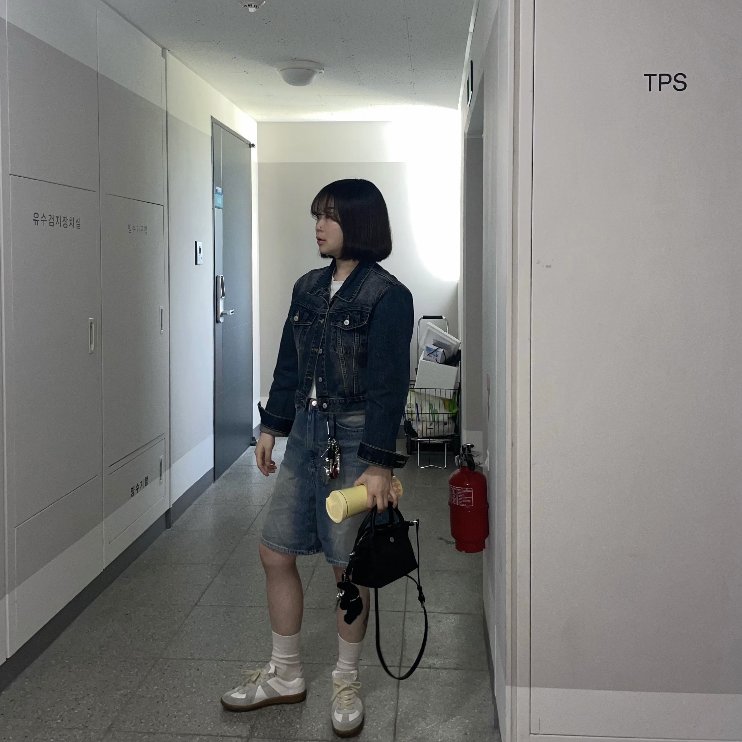Maison Margiela Calfskin Replica Sneakers 착용 스타일 - 1