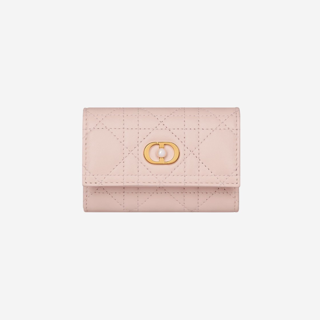 Dior Jolie Glycine Wallet Cannage Lambskin Powder Pink 상세 이미지 1