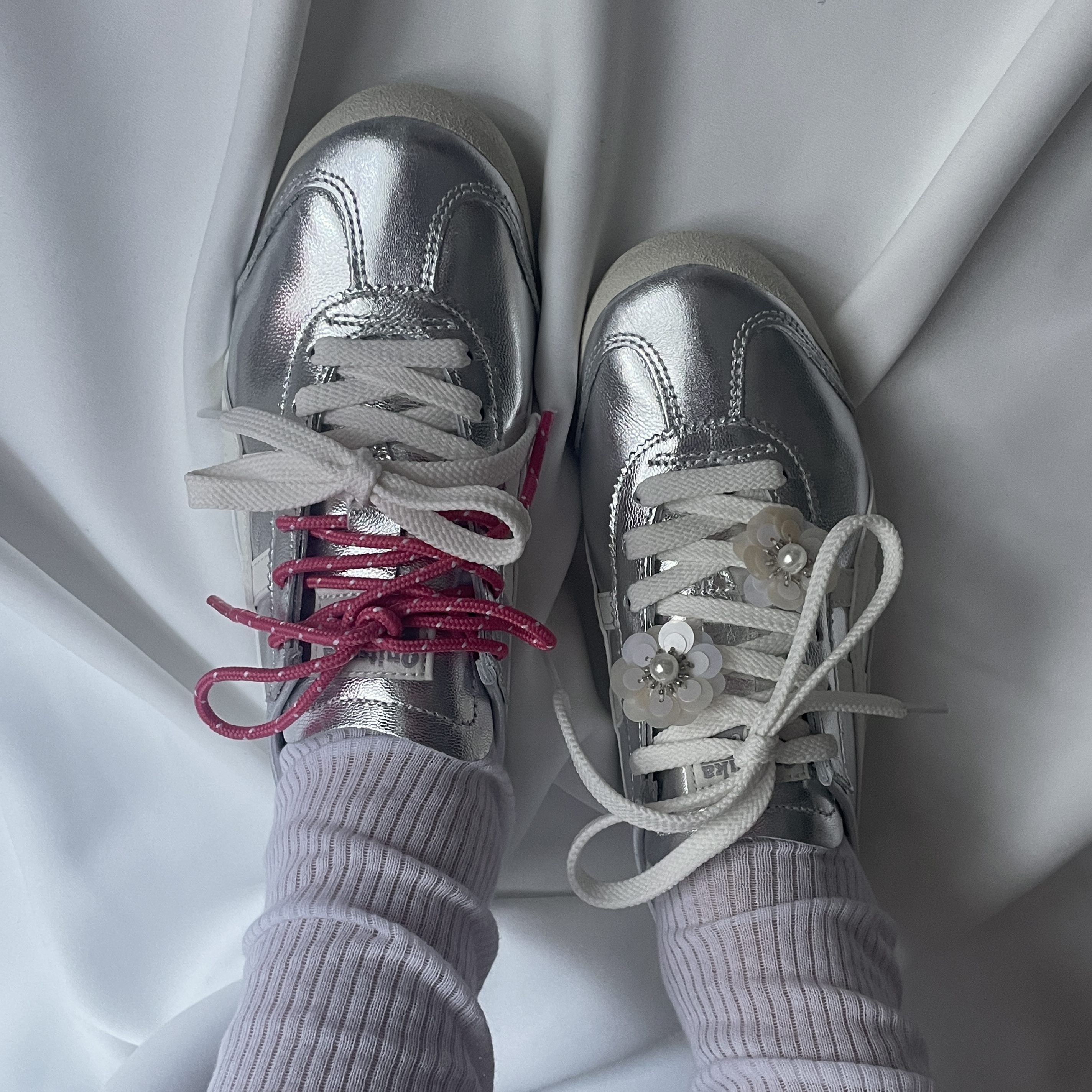 Onitsuka Tiger Mexico 66 Silver Off White 착용 스타일 - 2