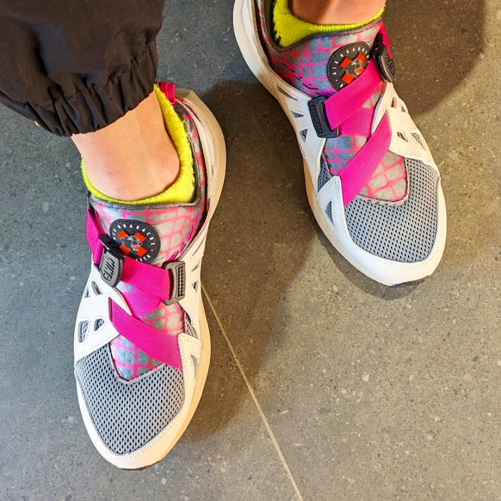 Nike x Patta Air Huarache 20Y24 Saffron Quartz and Sand Drift 착용 스타일 - 1