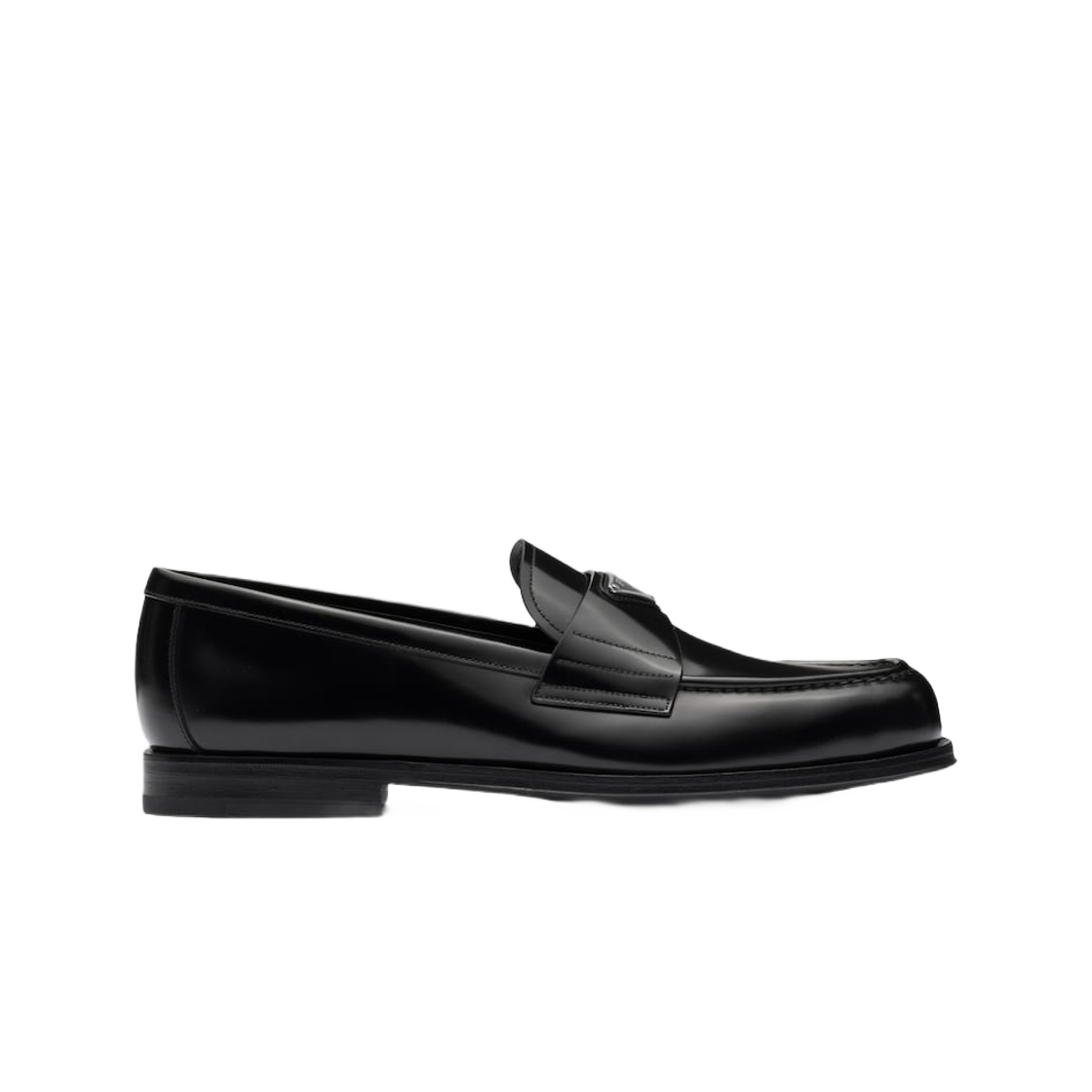 프라다 브러쉬드 레더 로퍼 블랙(Prada Brushed Leather Loafers Black)