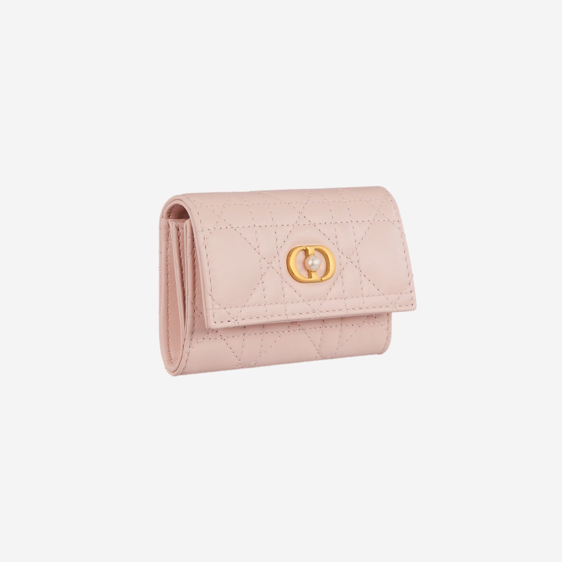 Dior Jolie Glycine Wallet Cannage Lambskin Powder Pink 상세 이미지 2