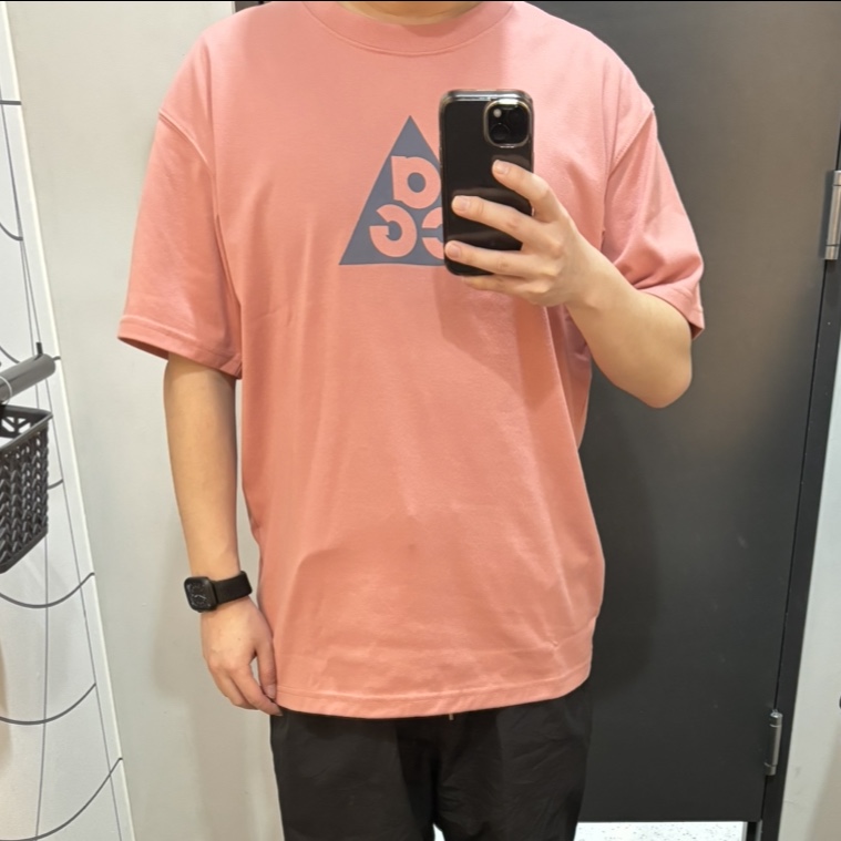Nike ACG Dri-Fit T-Shirt Red Stardust - Asia 착용 스타일