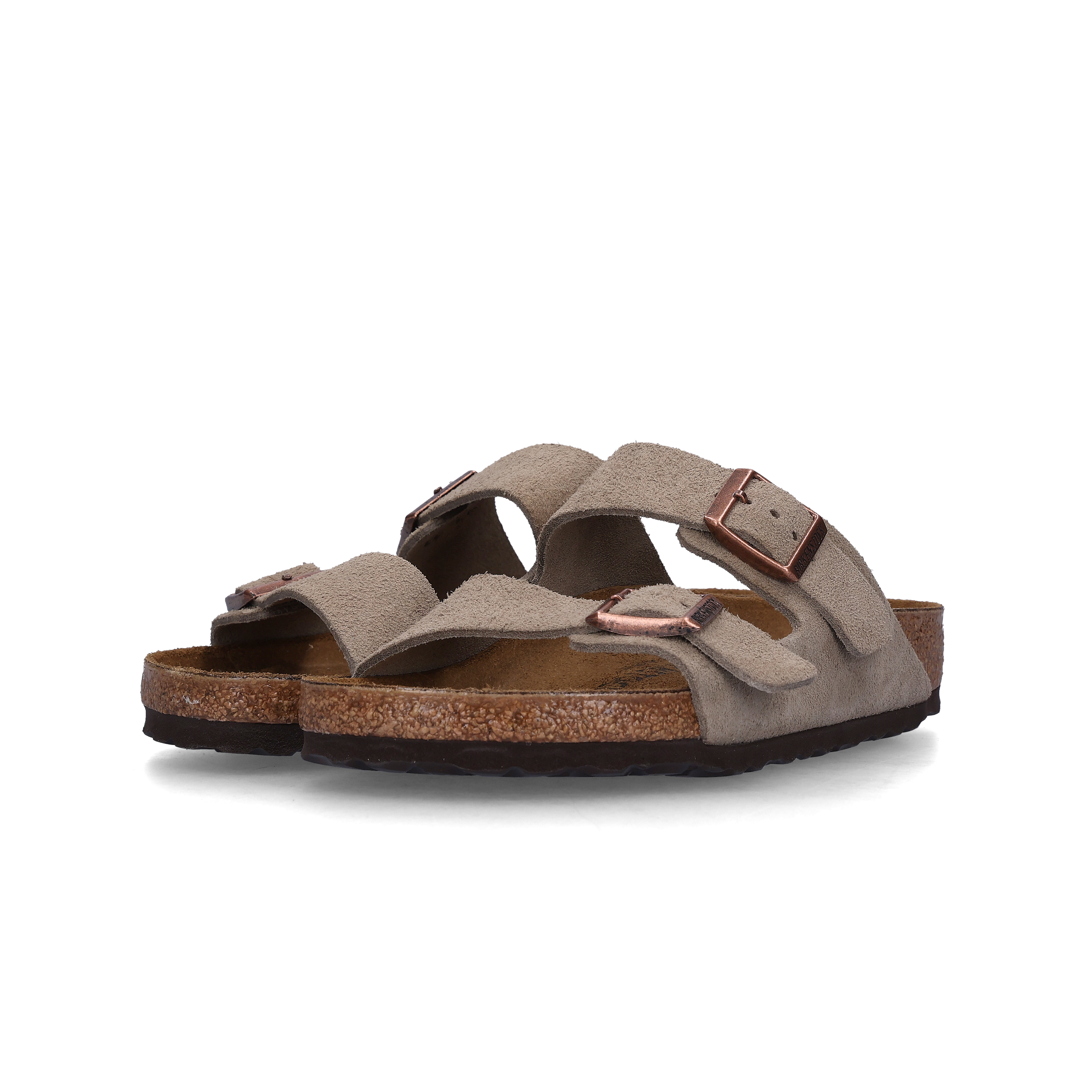 Birkenstock Arizona Suede Leather Taupe - Regular