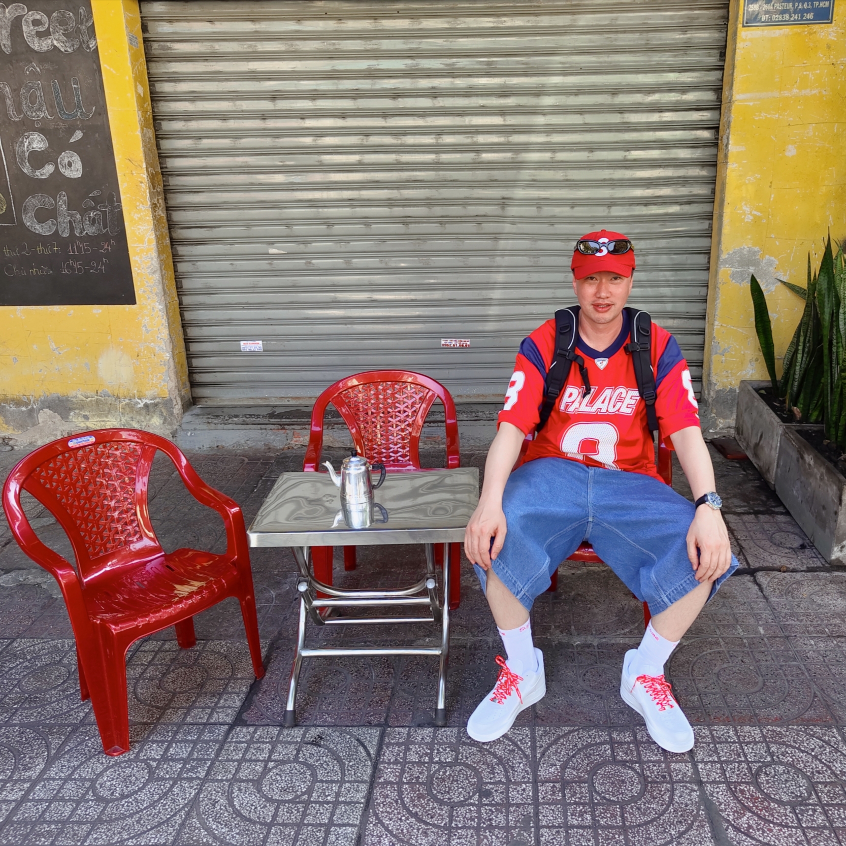 Supreme Seersucker S Logo 6-Panel Red - 24SS, Gentle Monster x Maison Margiela MM106 Black Black 착용 스타일